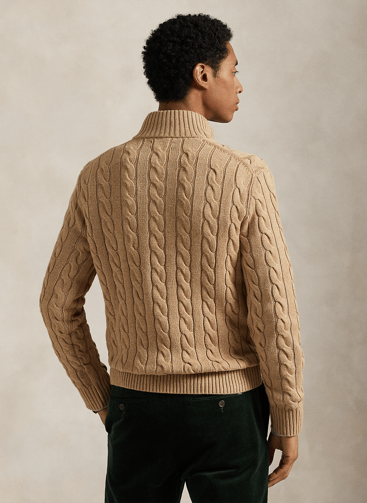 Zopfpullover aus Baumwolle | Braun POLO RALPH LAUREN Herren