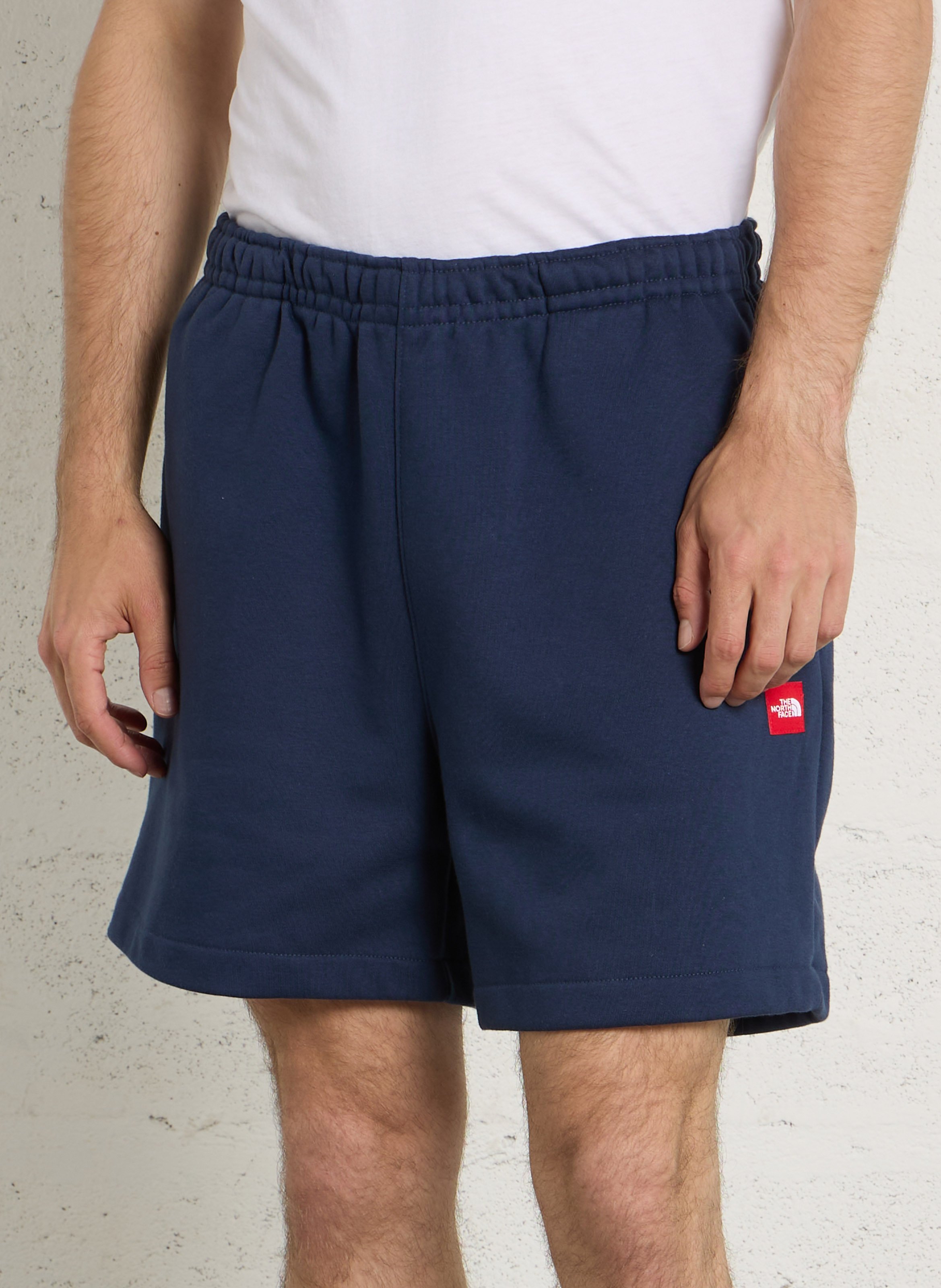 Gerade geschnittene Shorts aus Baumwoll-Mix THE NORTH FACE Blau
