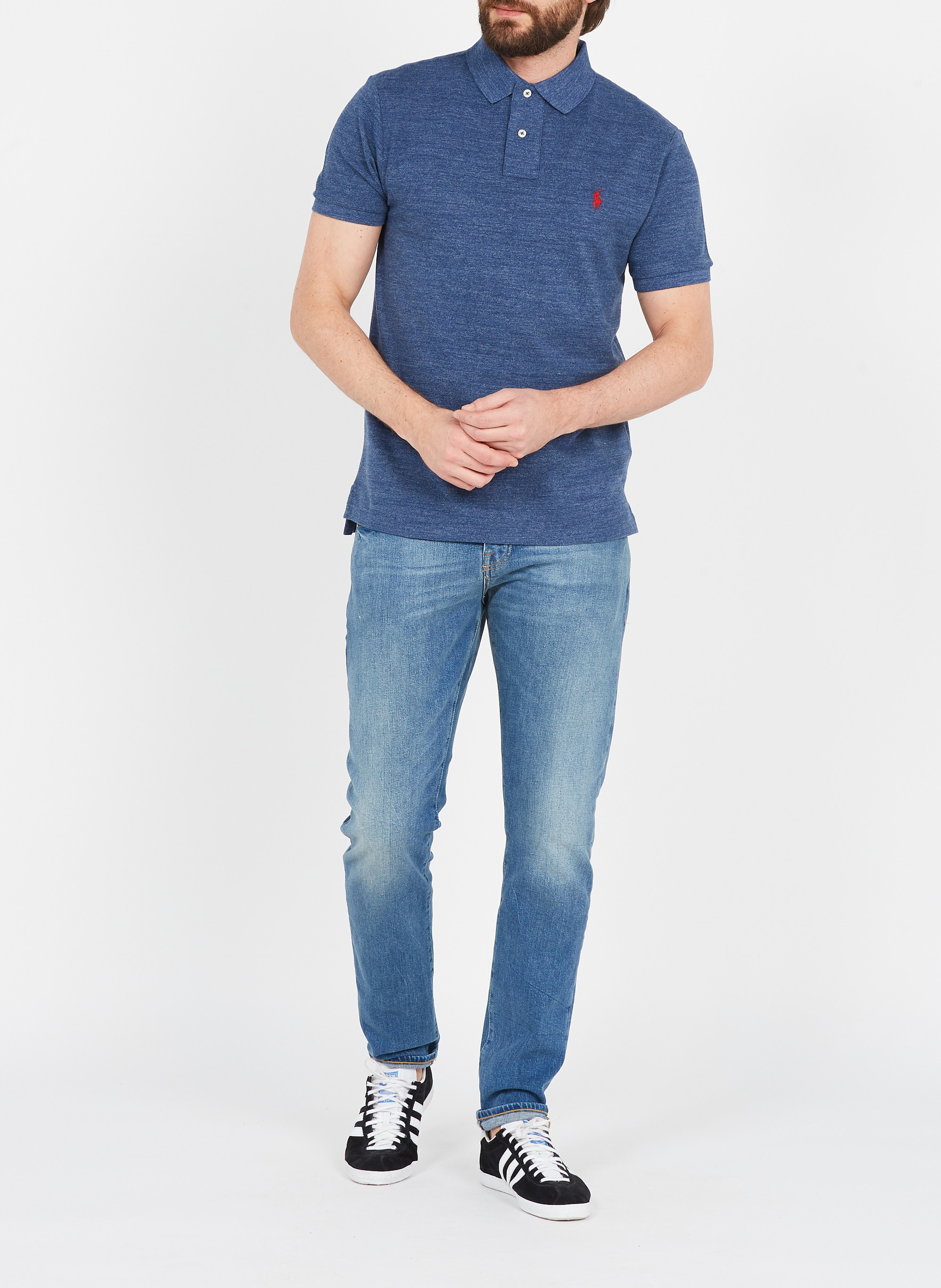 Poloshirt aus Baumwolle, Regular Fit POLO RALPH LAUREN Blau