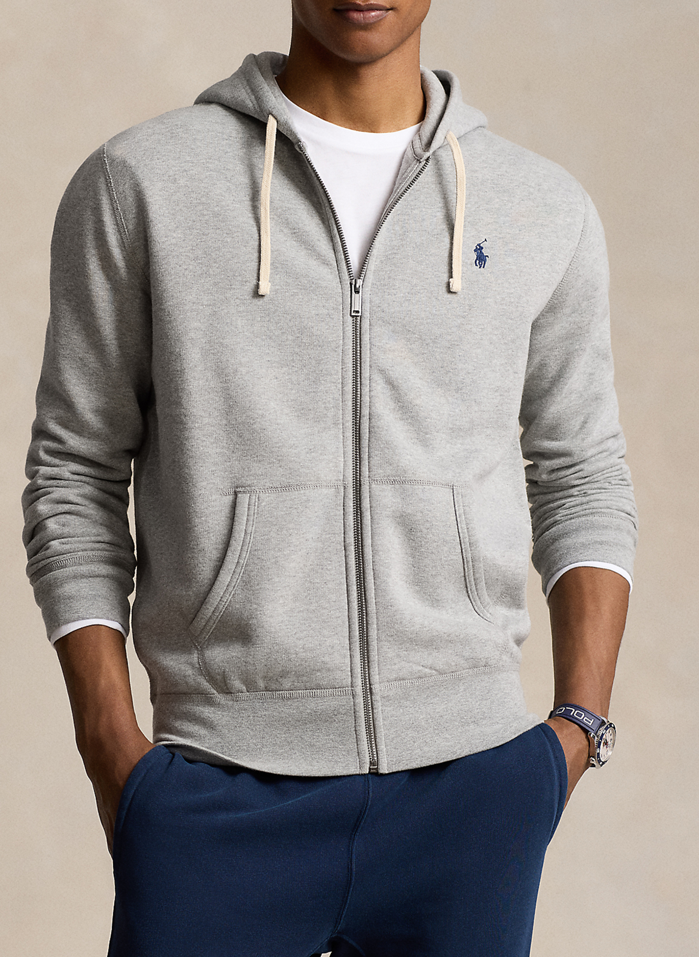 Sweat à capuche en coton mélangé POLO RALPH LAUREN Multicolore