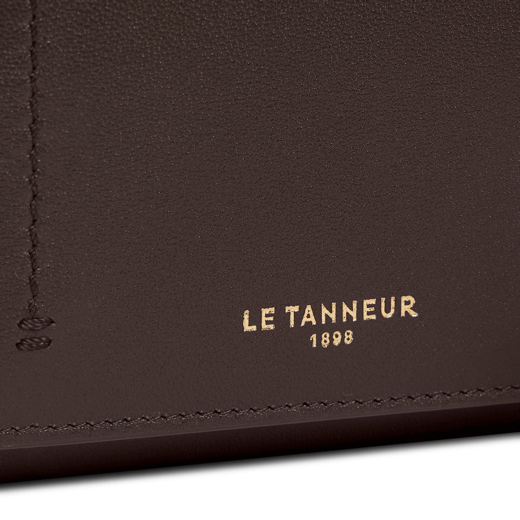 Portefeuille en cuir LE TANNEUR Marron