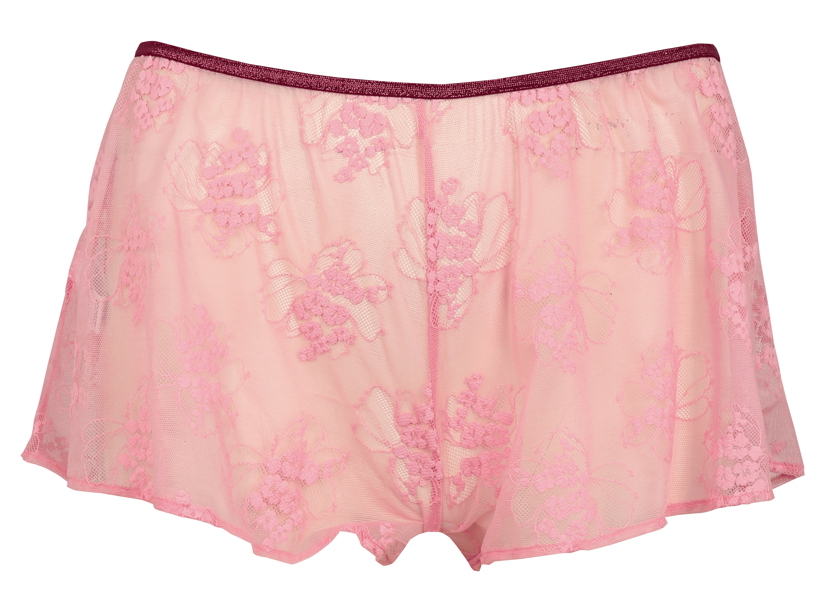 Lingerie-Shorts aus Spitze LA NOUVELLE Rosa