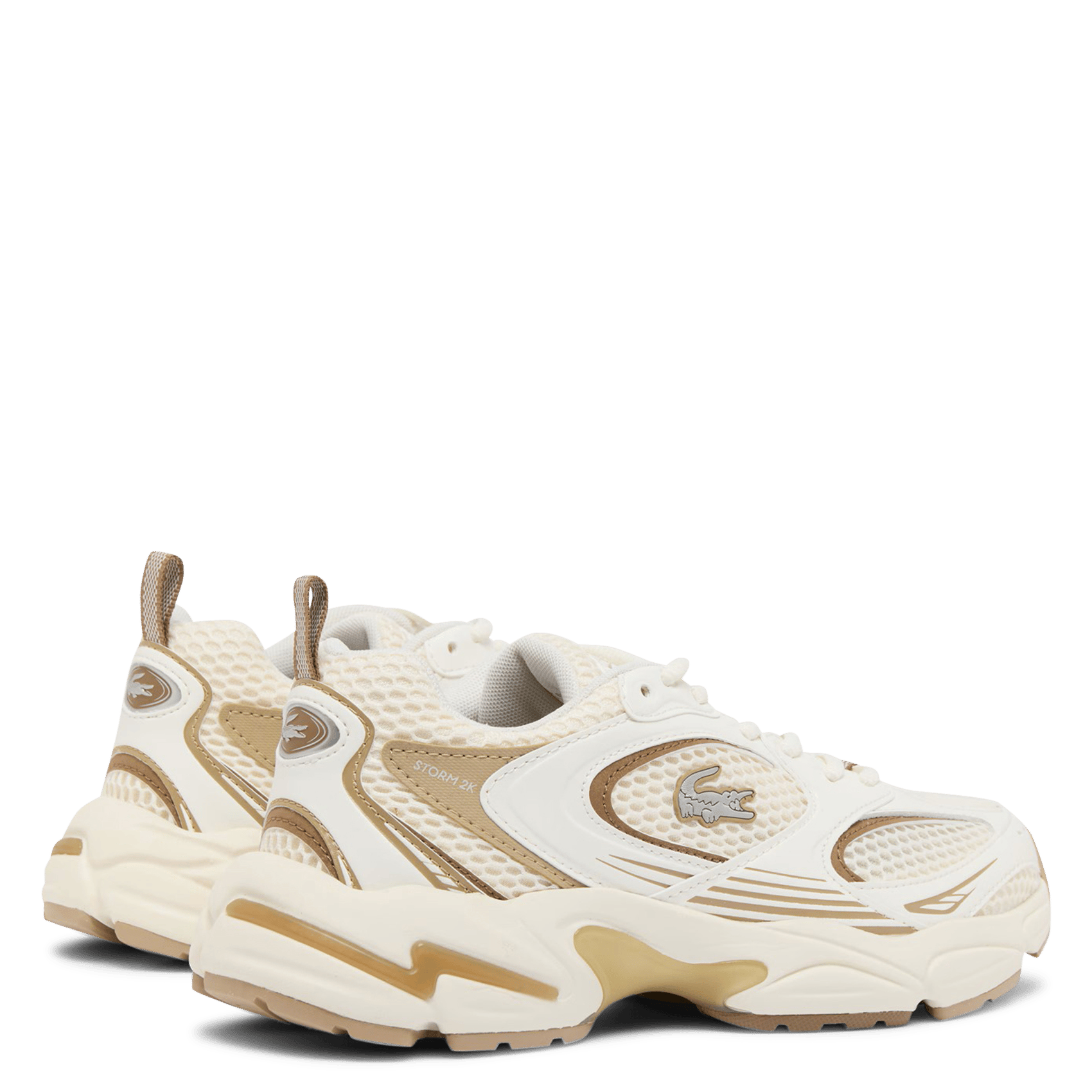 Low-top leather trainers LACOSTE White