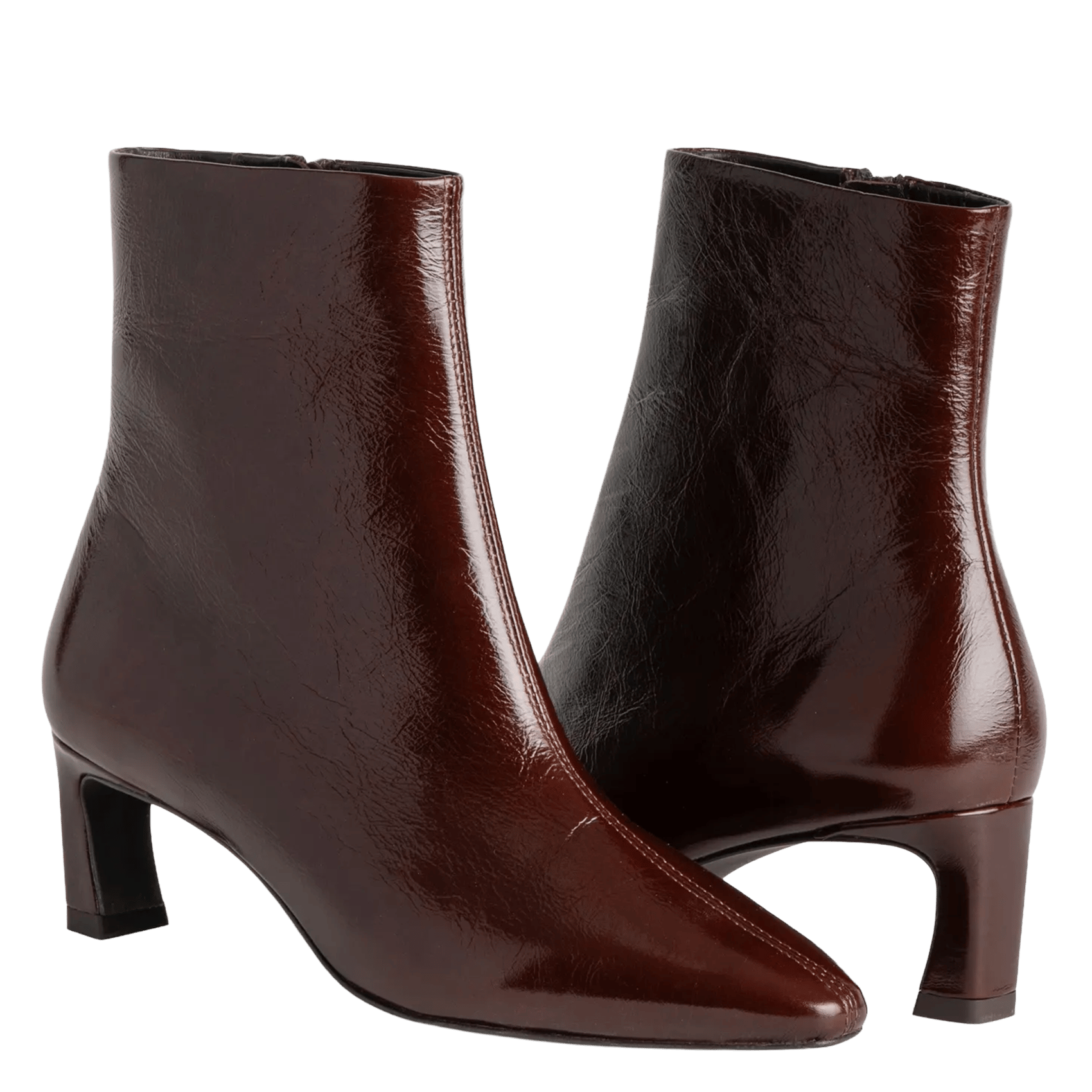 Bottines en cuir BOCAGE Marron