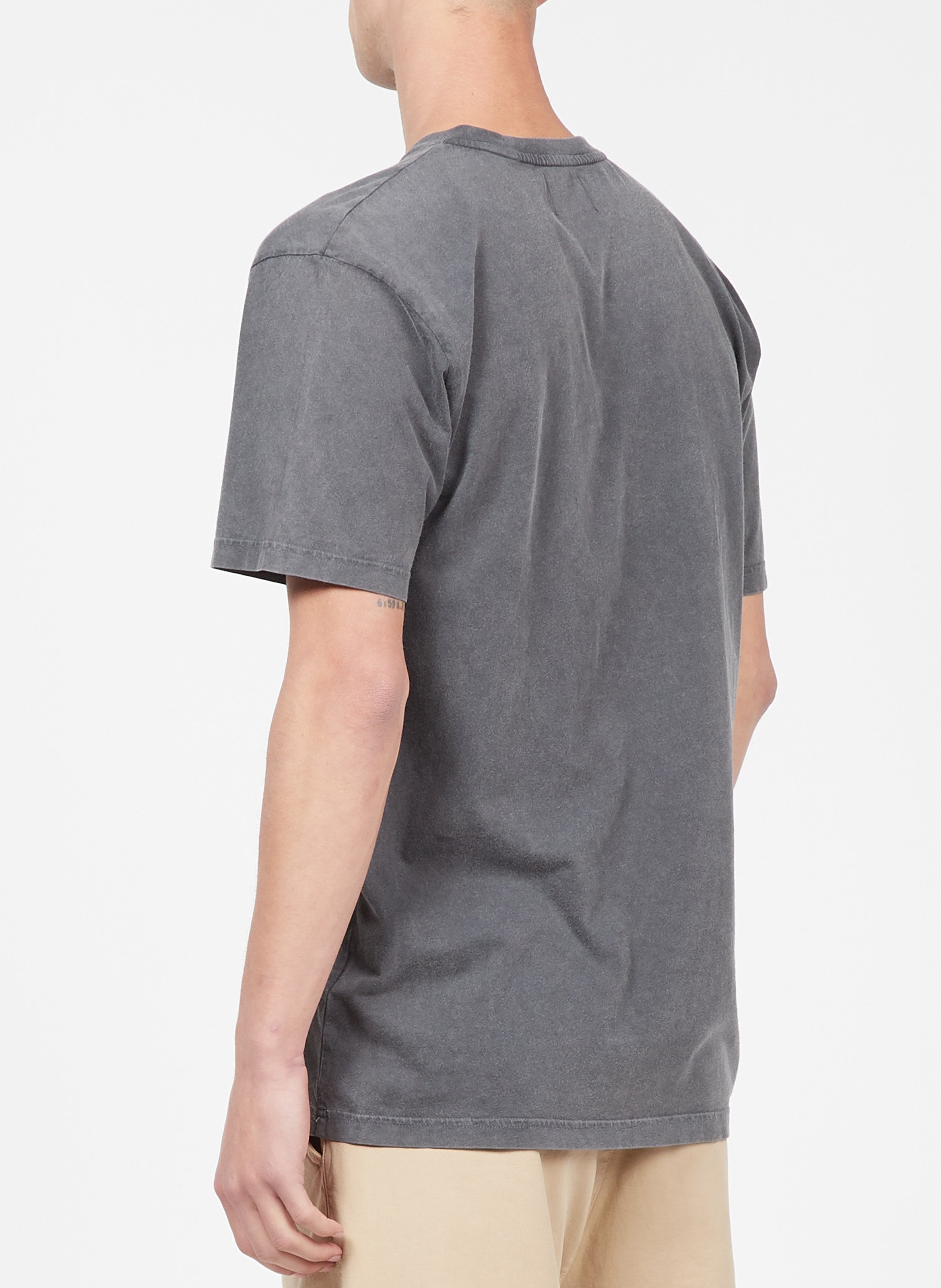 T-shirt col rond en coton biologique COLORFUL STANDARD Noir