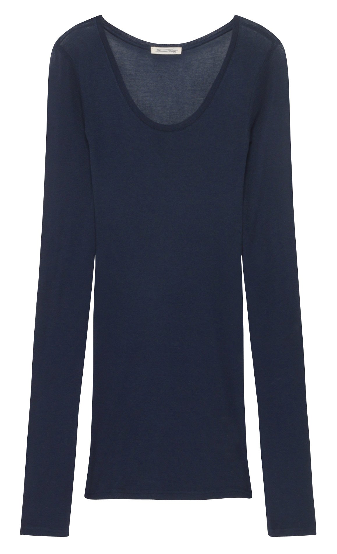 Strak, katoenen T-shirt met ronde hals AMERICAN VINTAGE