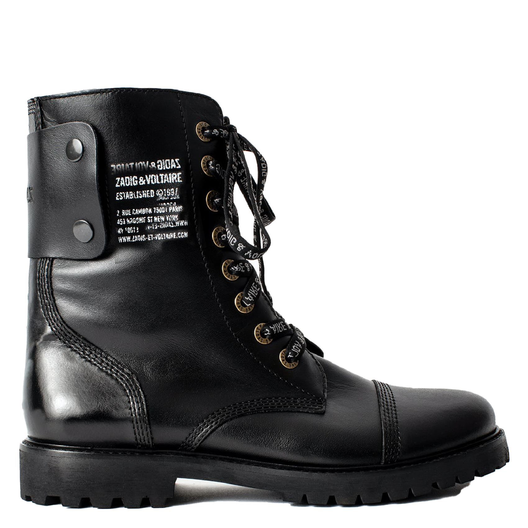 Bottines en cuir ZADIG&VOLTAIRE Noir