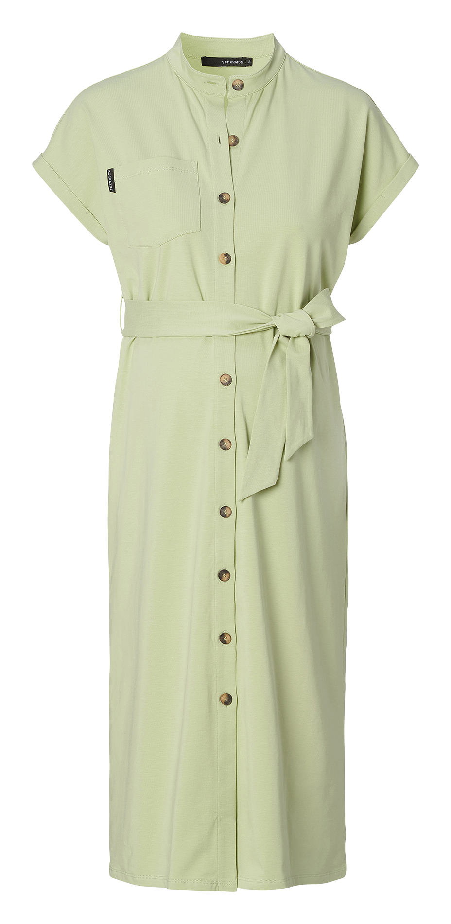 Robe longue cache couer de grossesse  SUPERMOM Vert