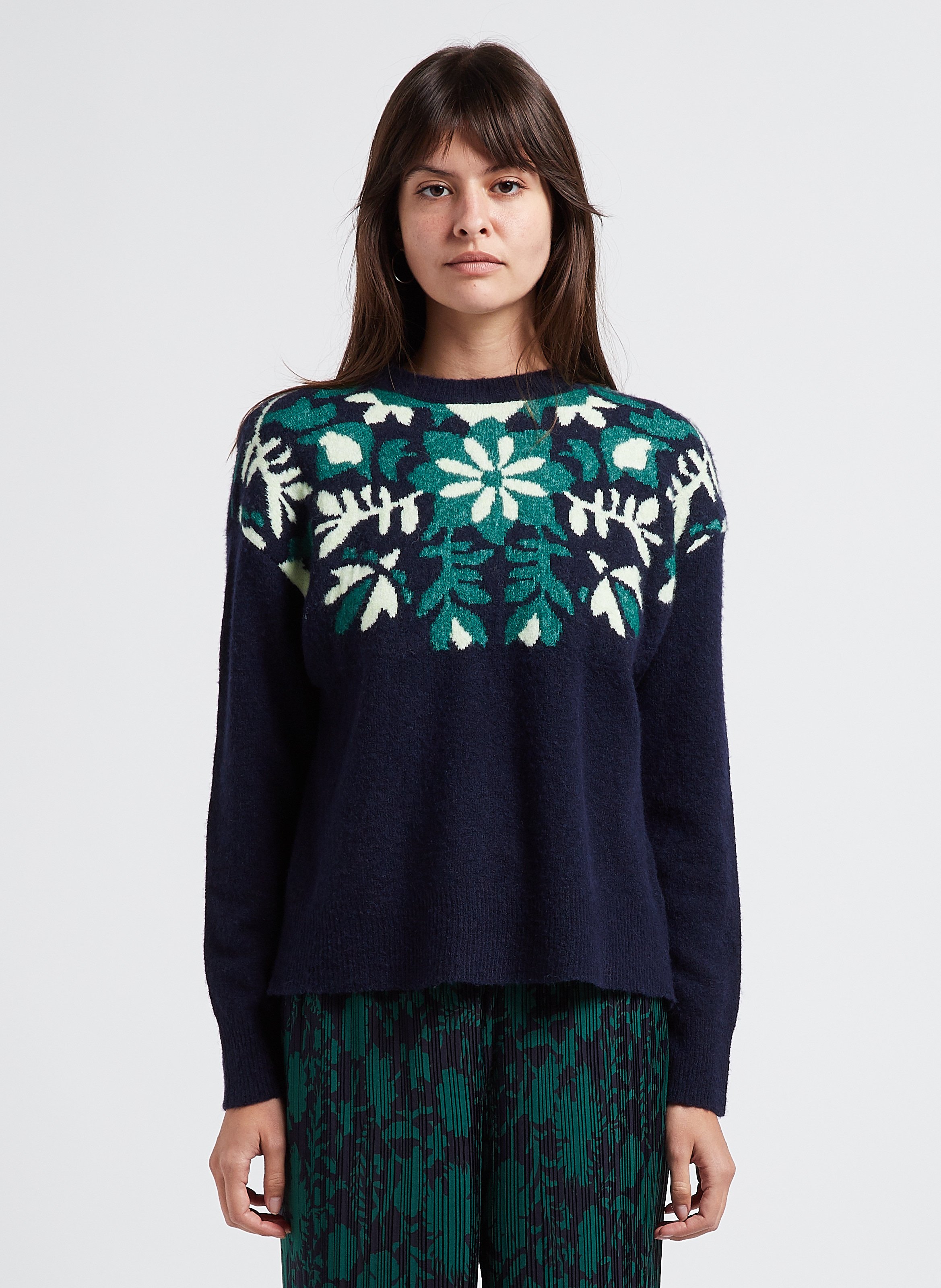 Jacquard on sale jumper womens