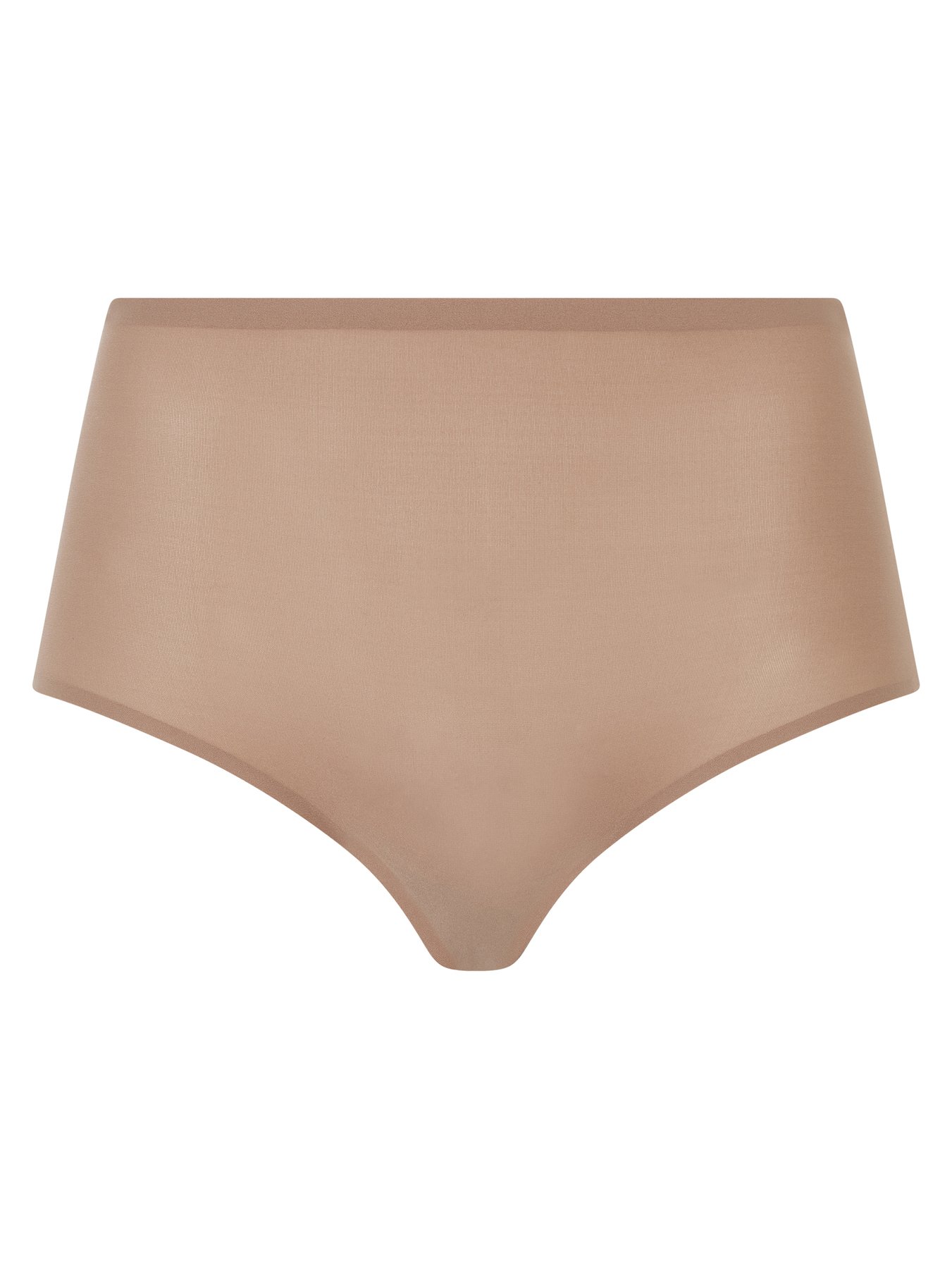 High-waisted lace panties CHANTELLE Beige