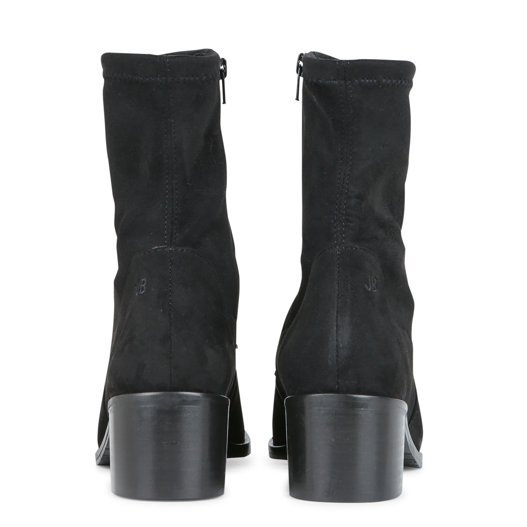 Bottines effet cuir velours JB MARTIN Noir