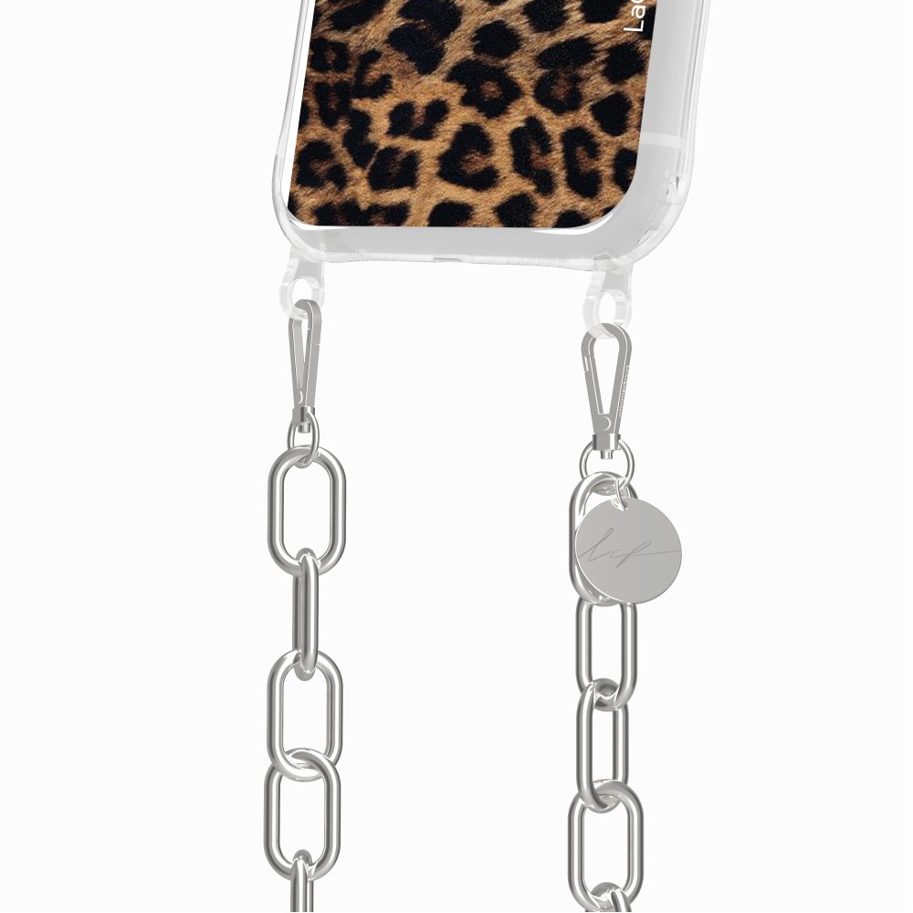 Leopard phone case with rings for iPhone 11 LA COQUE FRANCAISE Brown