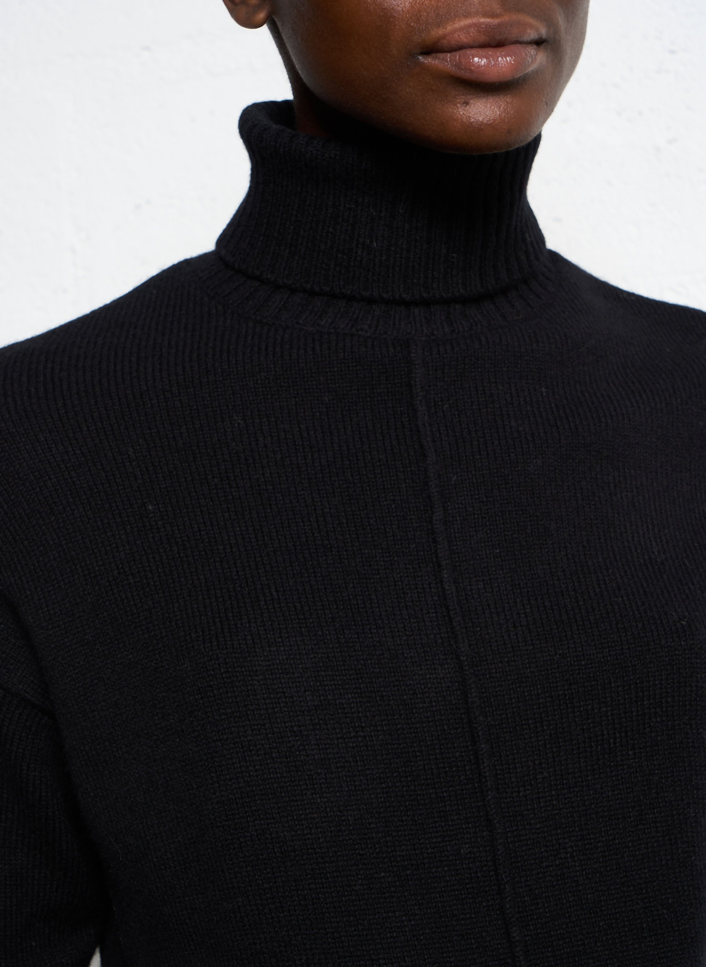 Pull col roulé en laine SUD EXPRESS Noir