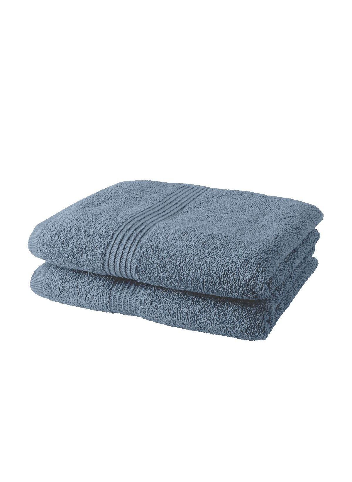 Set of 2 cotton bath towels TODAY LINGE DE MAISON