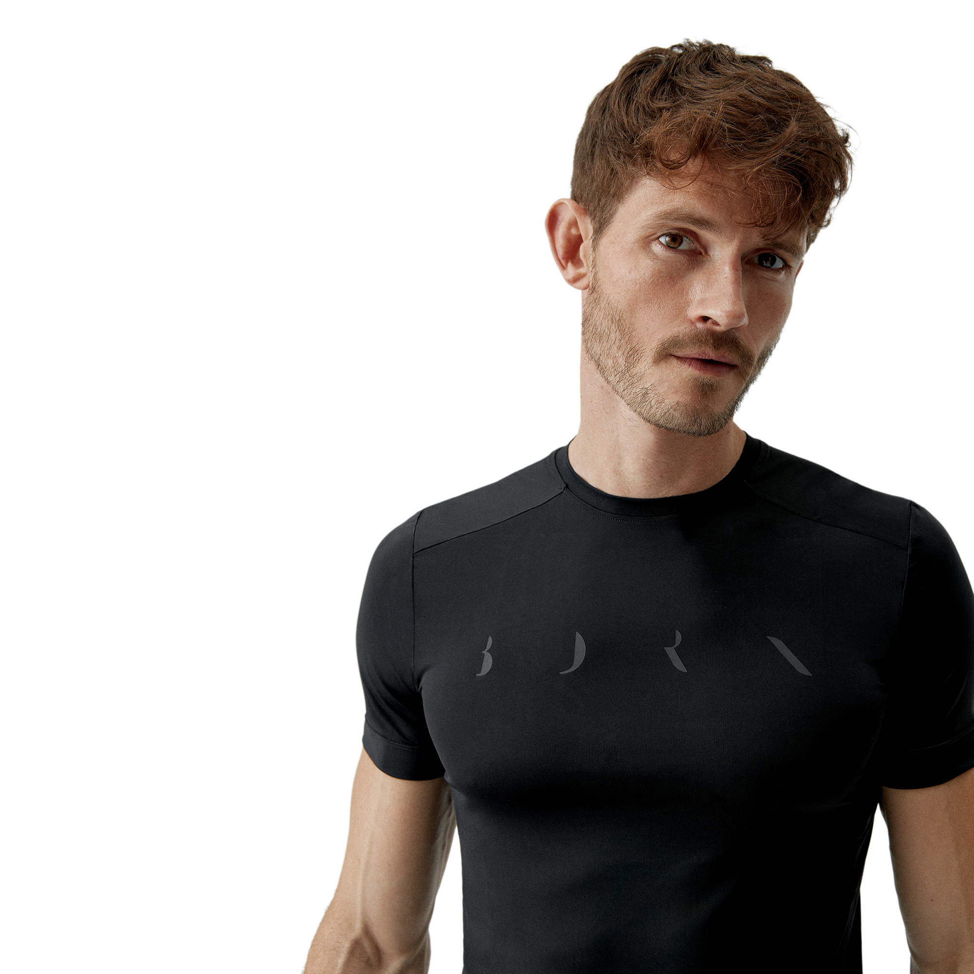 T-shirt with logo on the front BORN LIVING YOGA Black