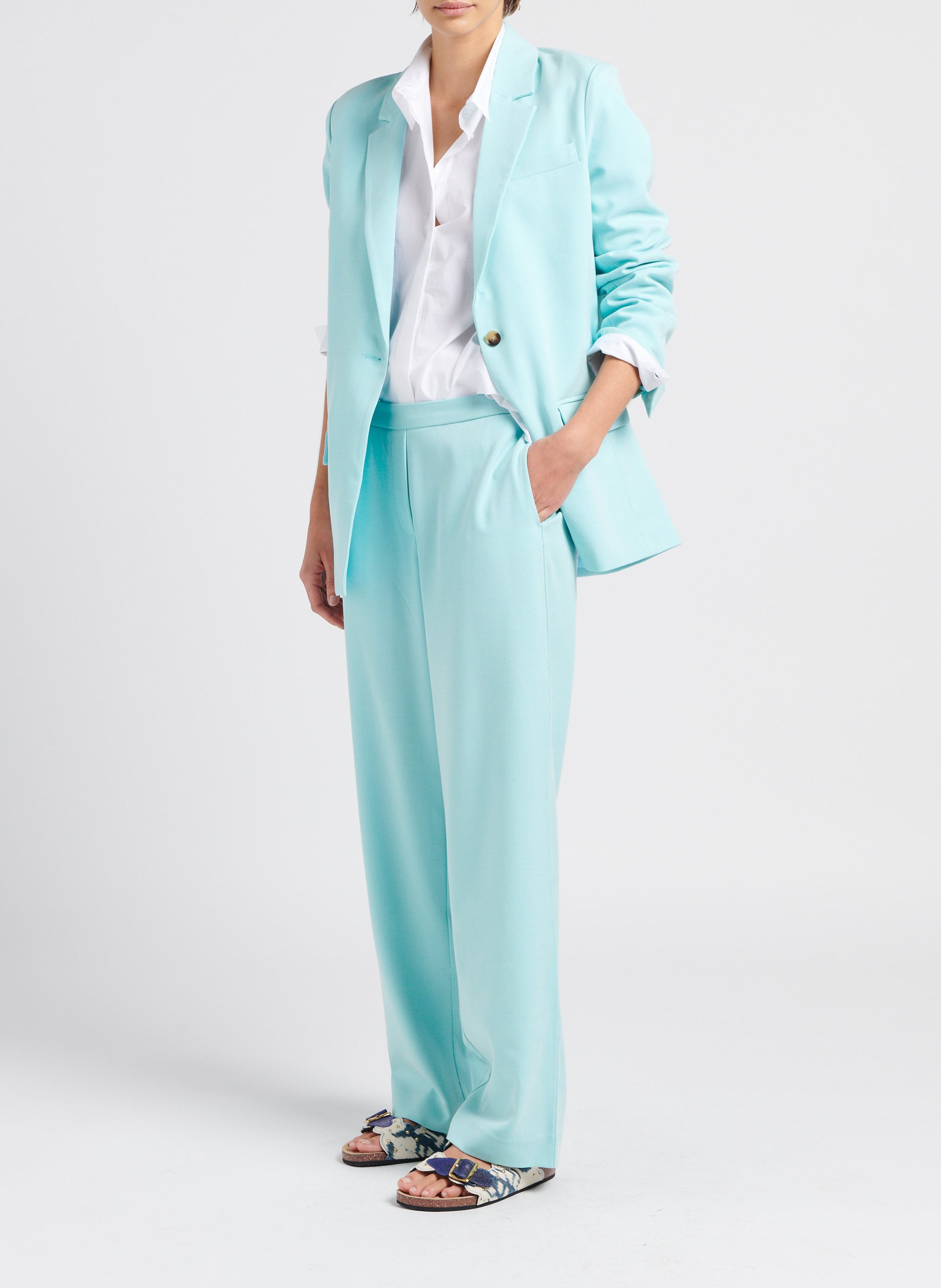 Veste blazer col tailleur  MOSS COPENHAGEN Bleu