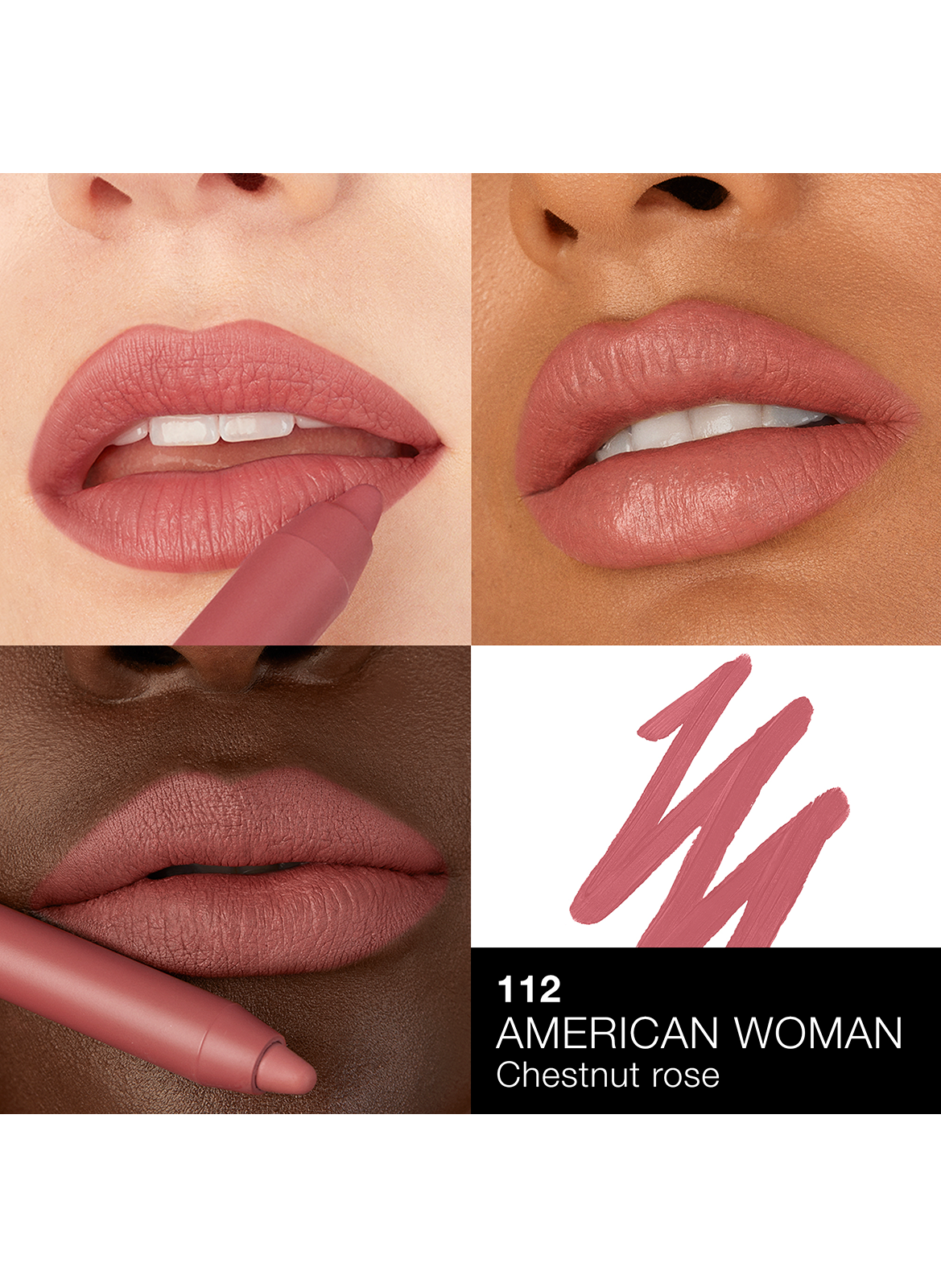 Powermatte High Intensity Lip Pencil - Lip crayon NARS American woman