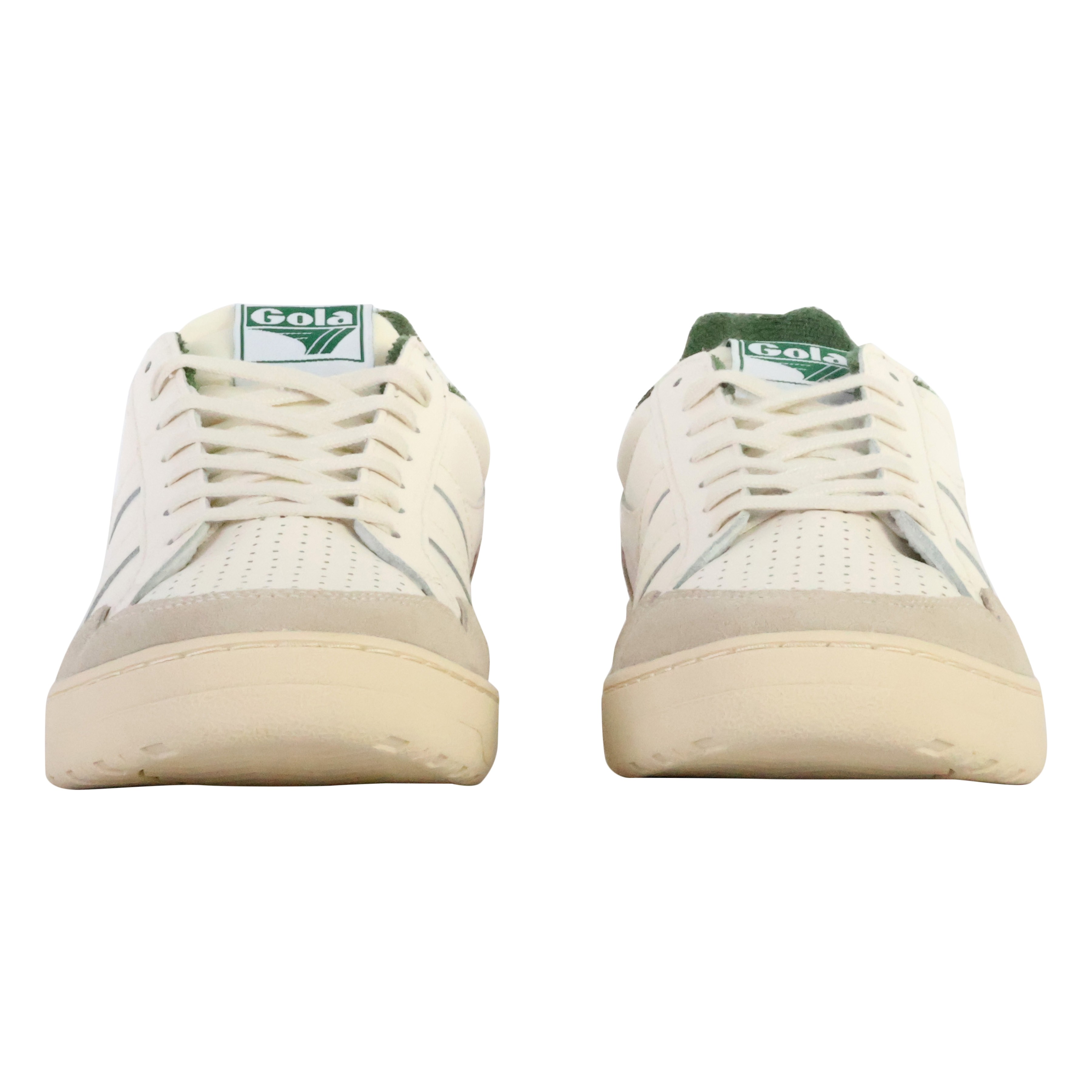 Low suede sneakers GOLA Green