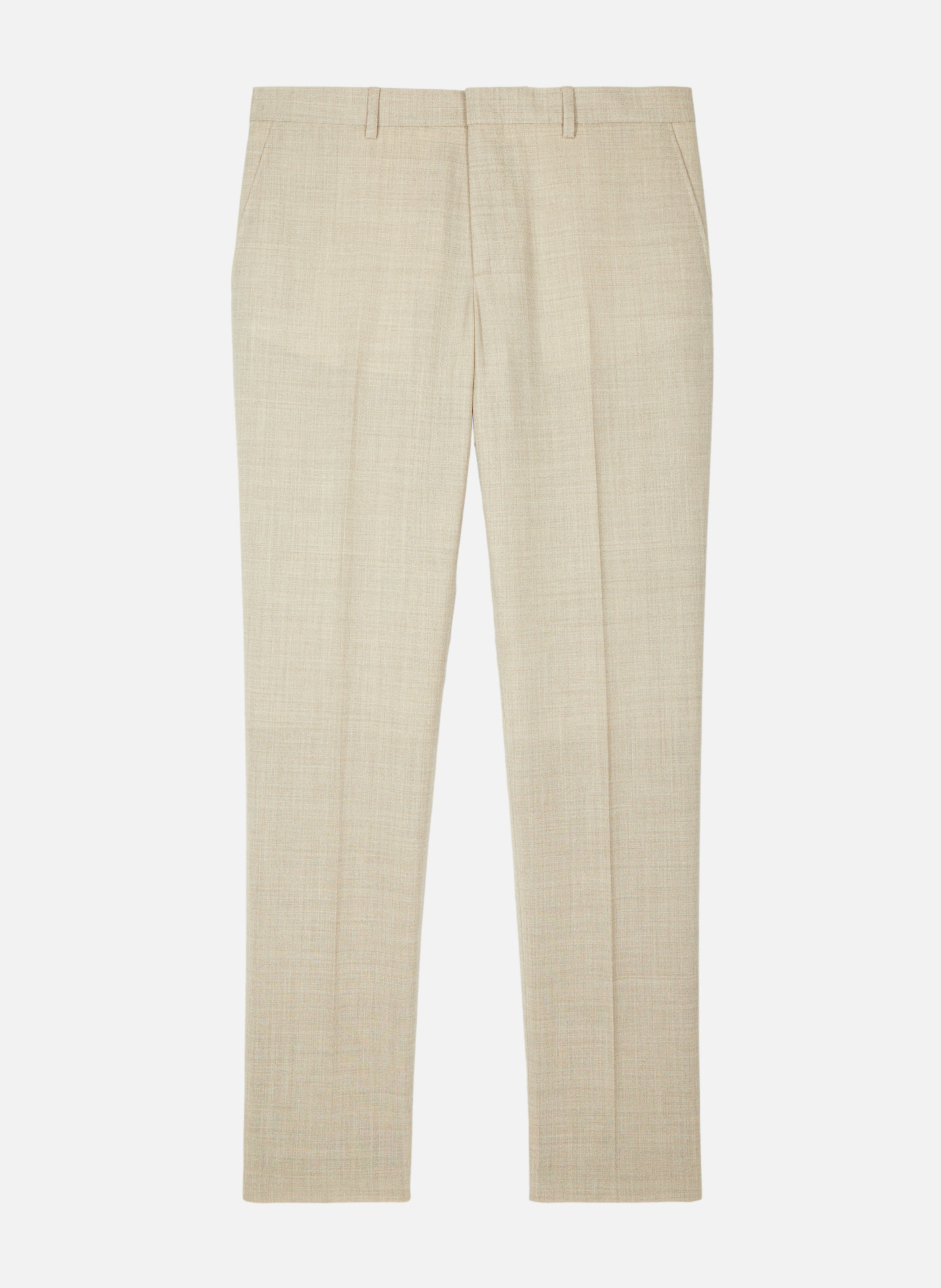 Tailored wool suit trousers THE KOOPLES Beige
