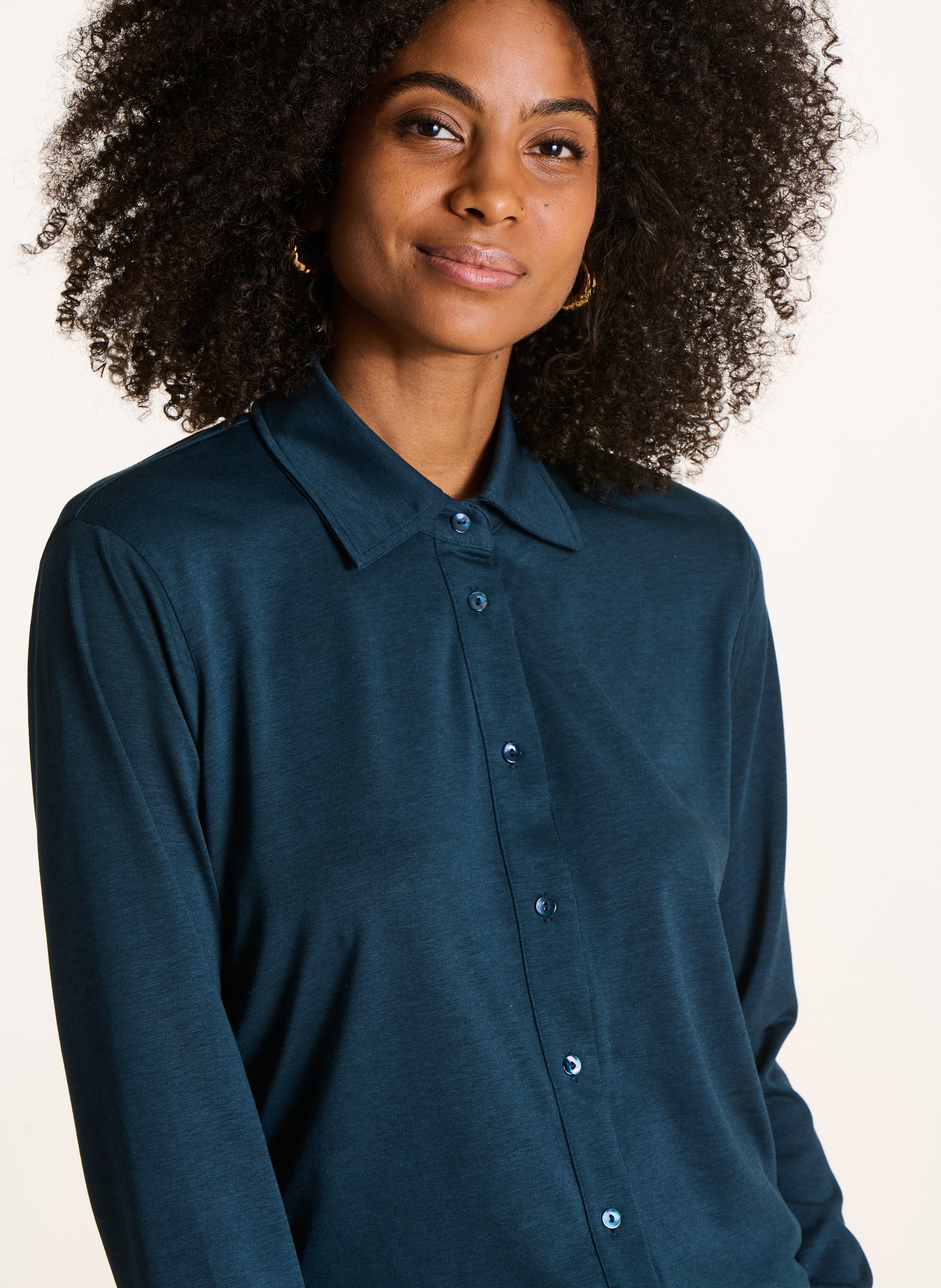 Straight shirt LA FEE MARABOUTEE Blue