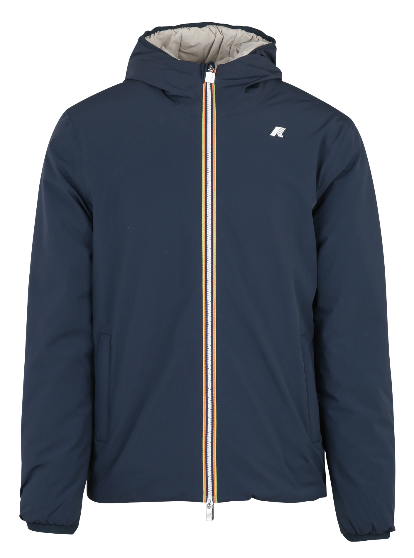 Coupe-vent droit col montant K-WAY Bleu