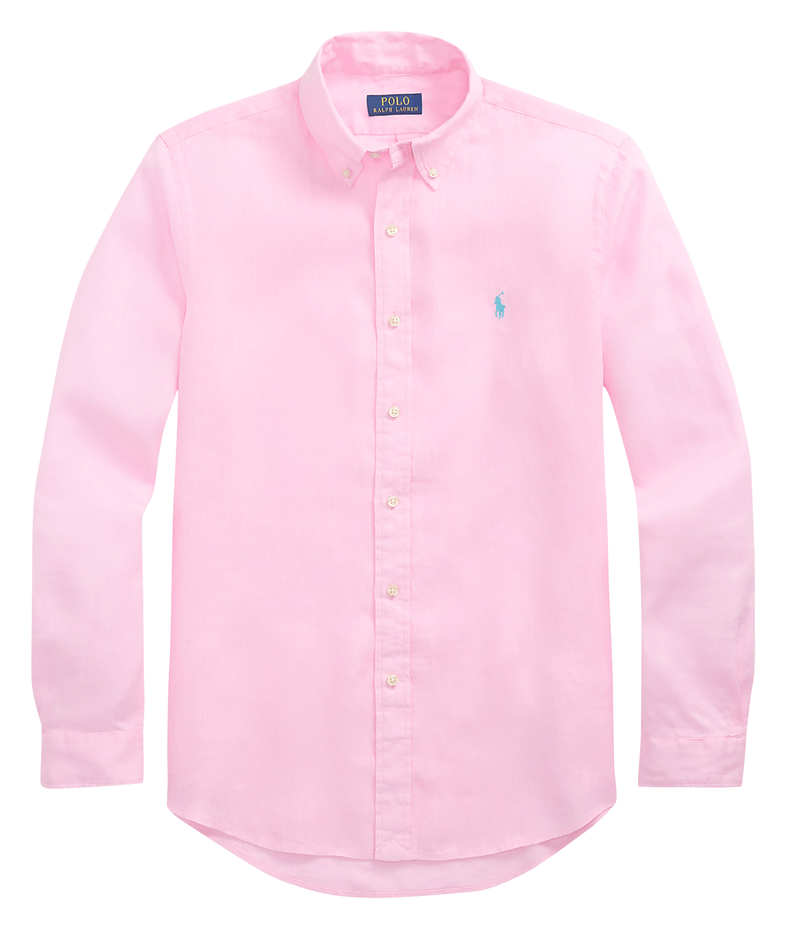 Linnen, regular fit overhemd POLO RALPH LAUREN Roze