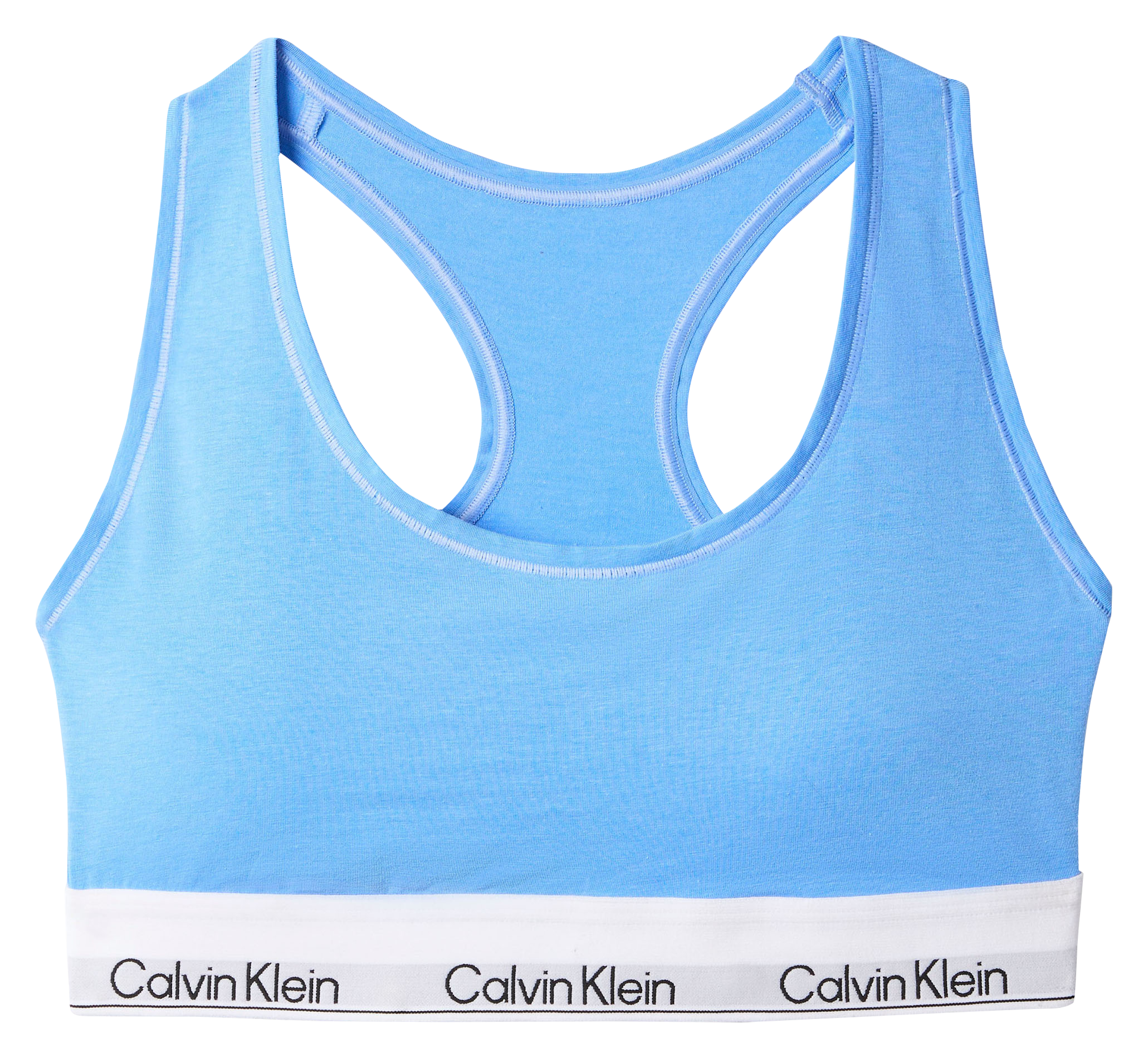 Cotton-blend bralette CALVIN KLEIN UNDERWEAR Blue