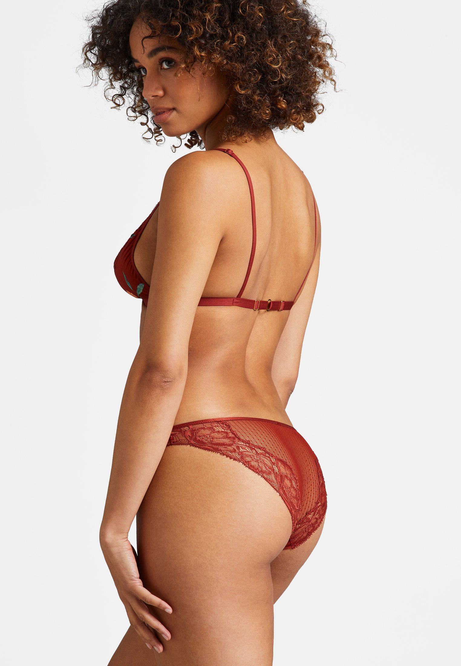 Non-wired triangle bra AUBADE Brown
