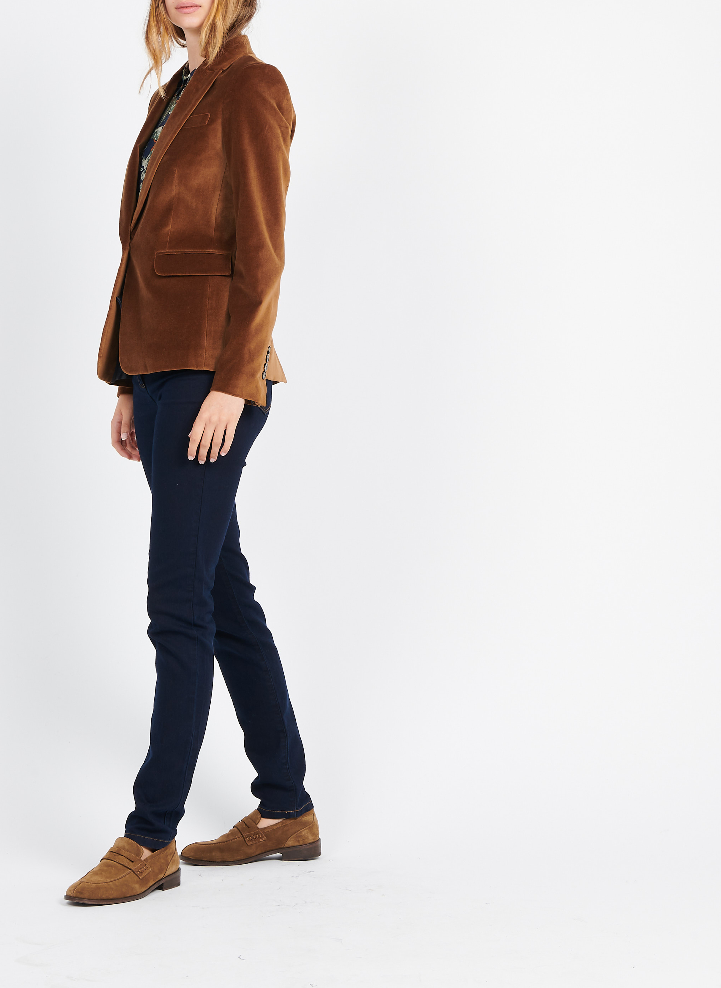 Veste de tailleur CAROLL Marron