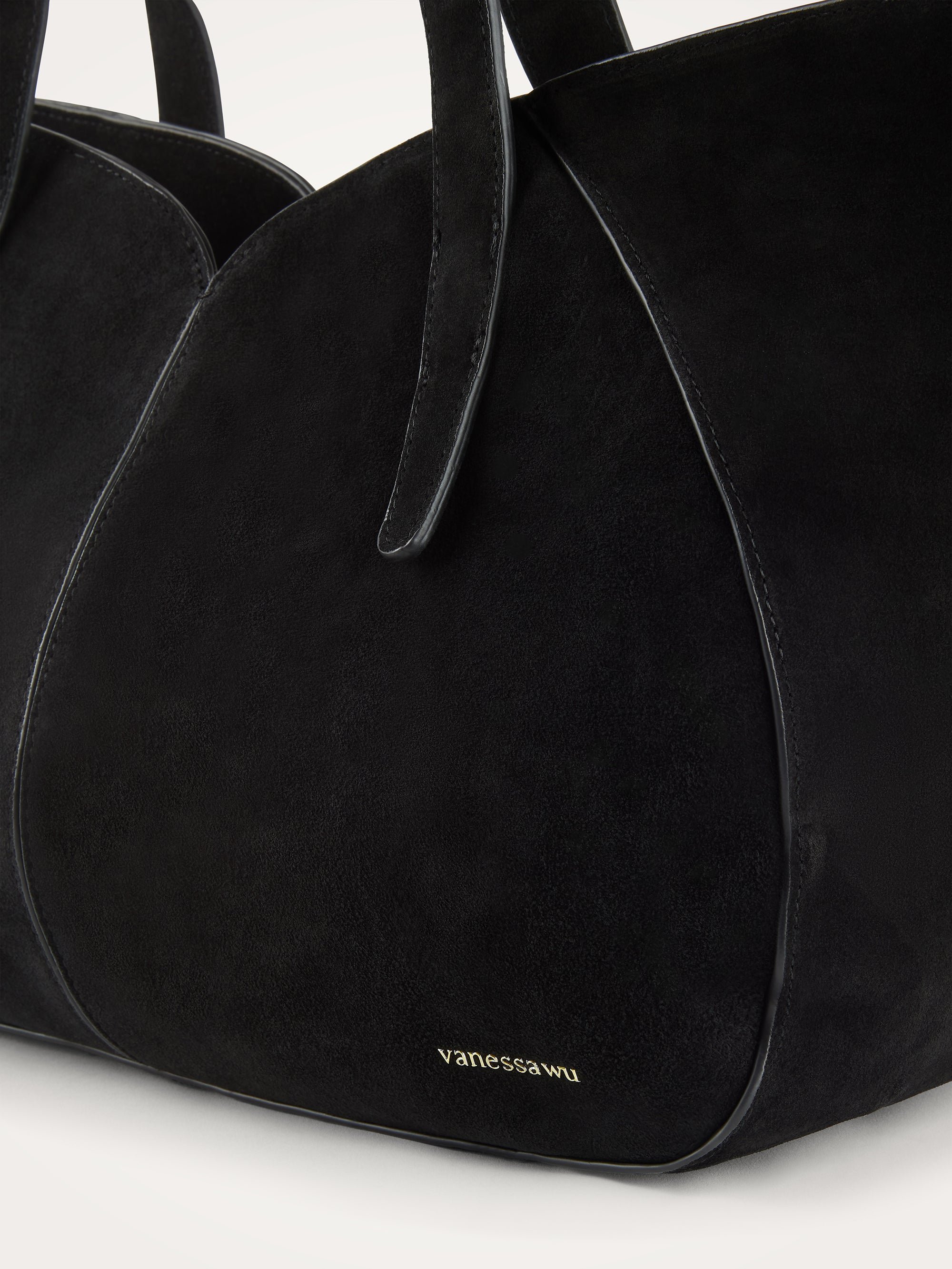 Oversized tote bag with handles and shoulder strap VANESSA WU Black