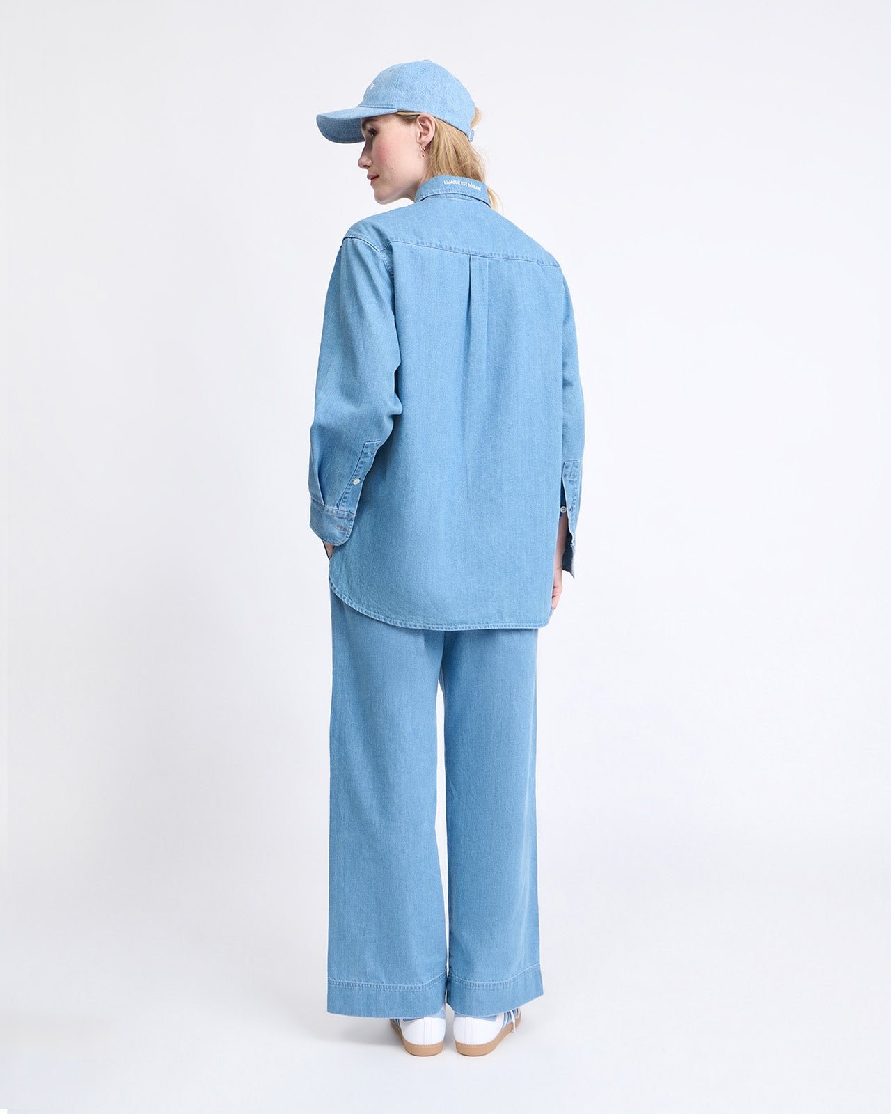 Hoodie "Le Grand Amour" in organic cotton EMOI EMOI Blue