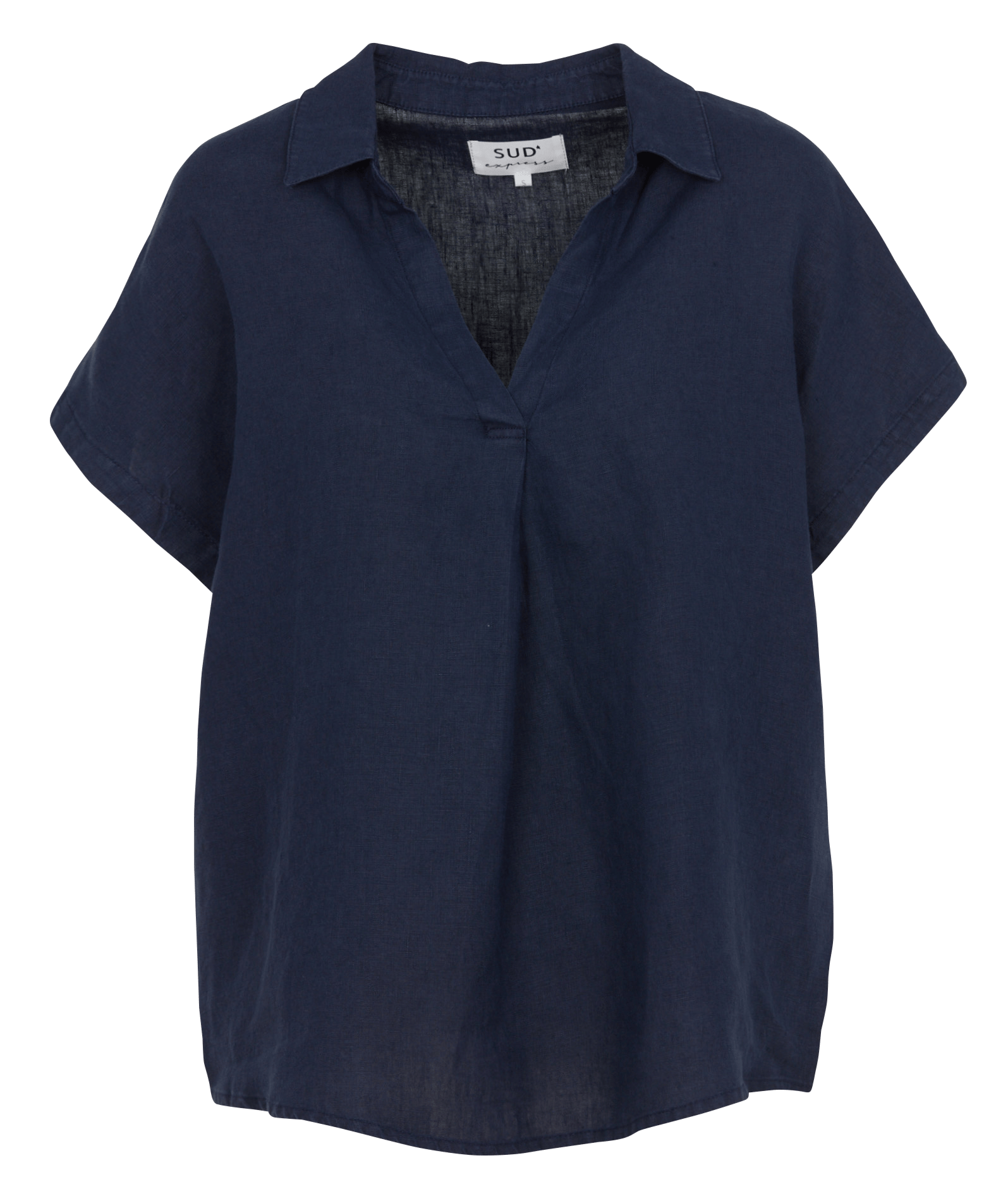 Weites Top aus Leinen SUD EXPRESS Blau