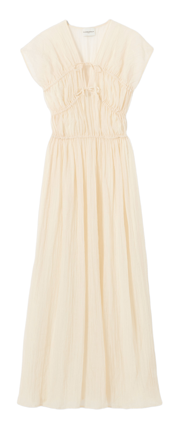 Robe longue col V CLAUDIE PIERLOT Blanc