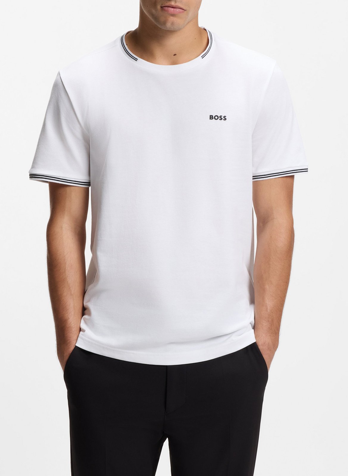 Basic cotton-mix T-shirt BOSS
