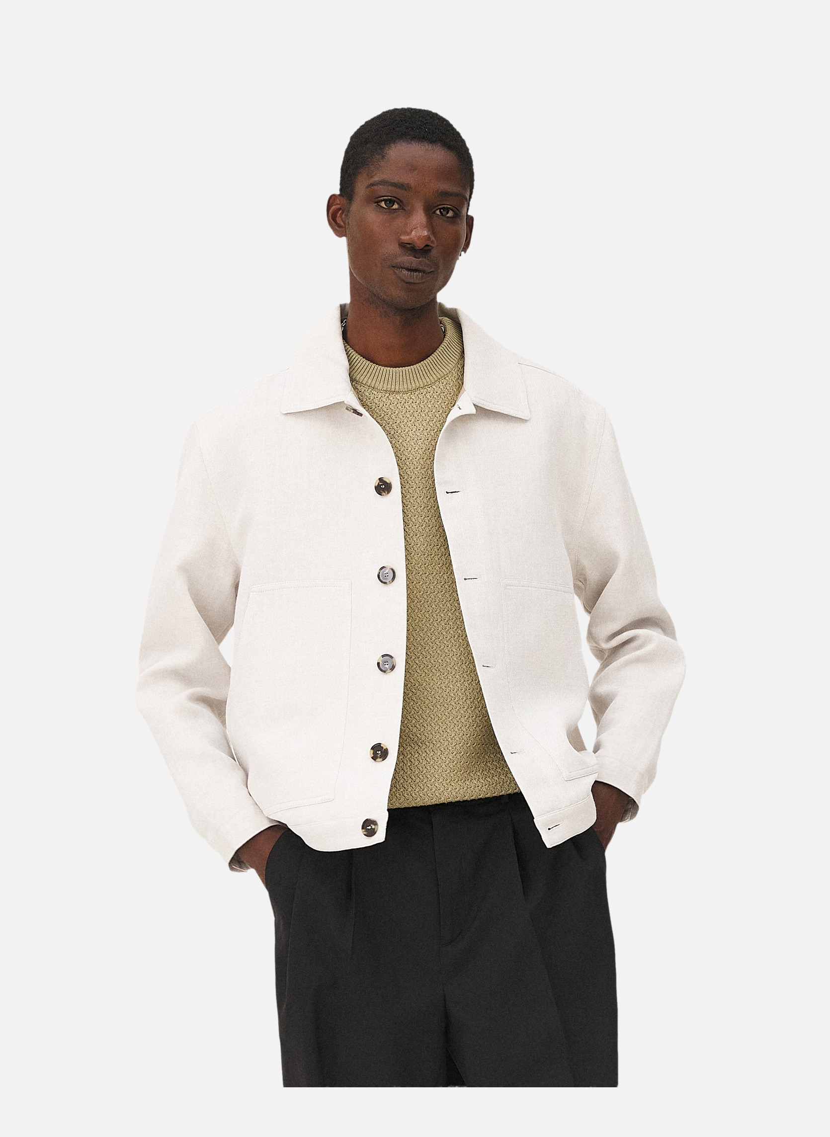 Boxy workwear jacket Noyoco Grey