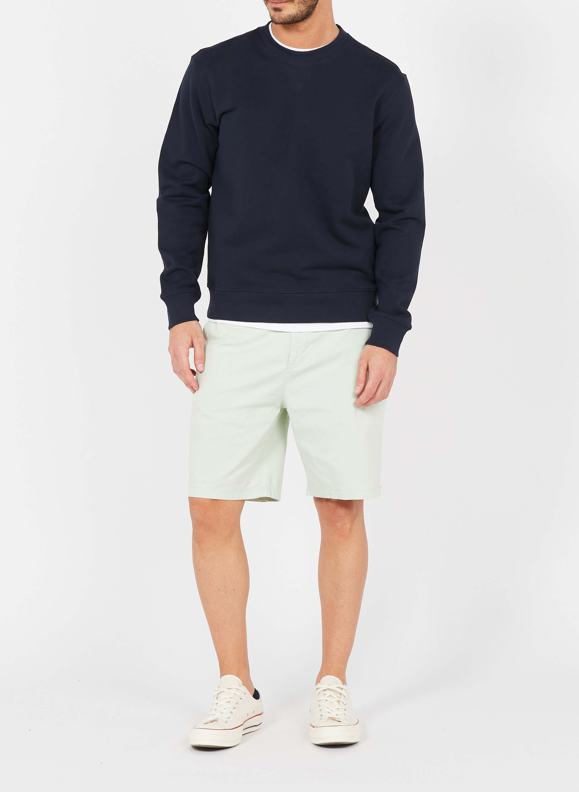 Sweatshirt aus Bio-Baumwolle AU PRINTEMPS PARIS Blau