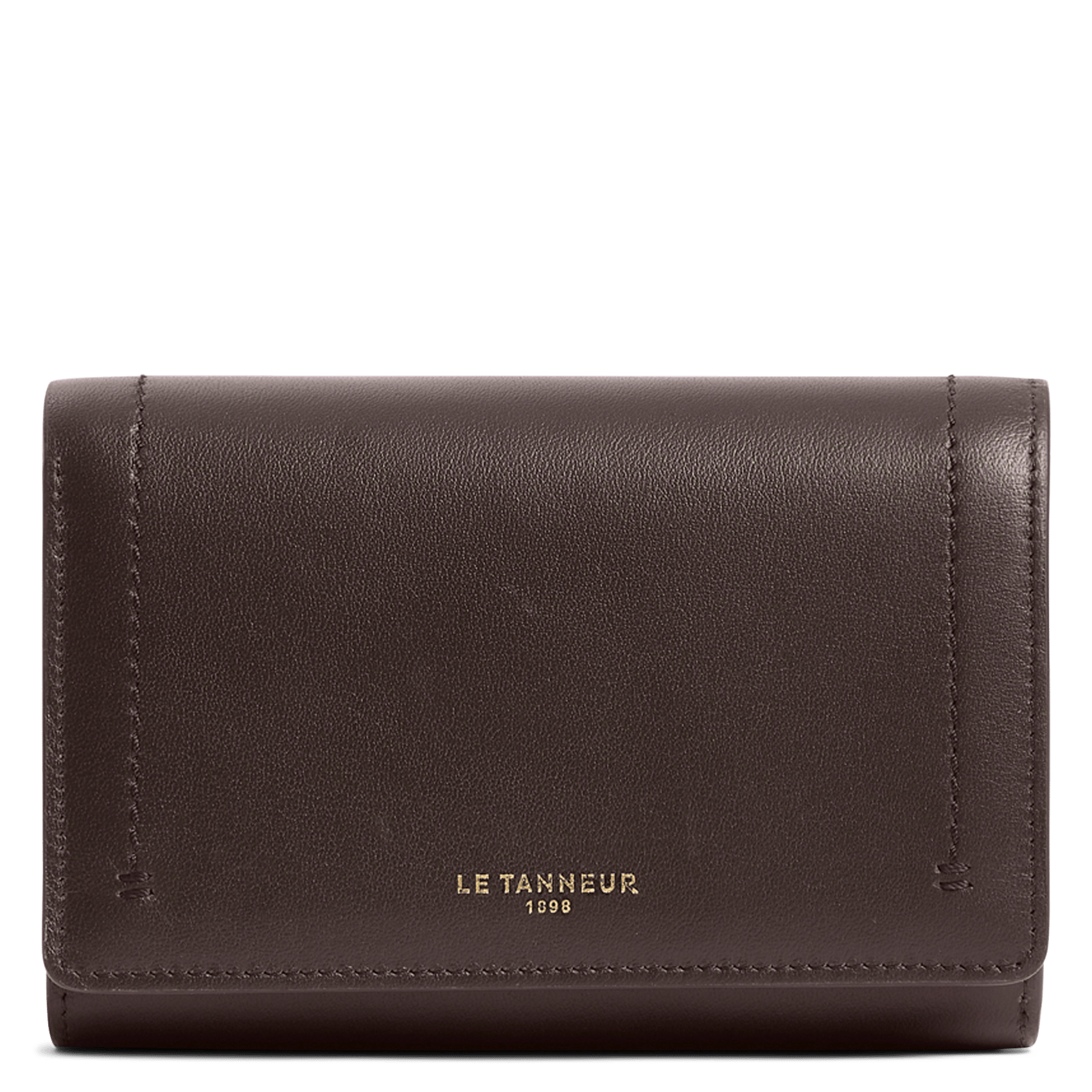 Portefeuille en cuir LE TANNEUR Marron