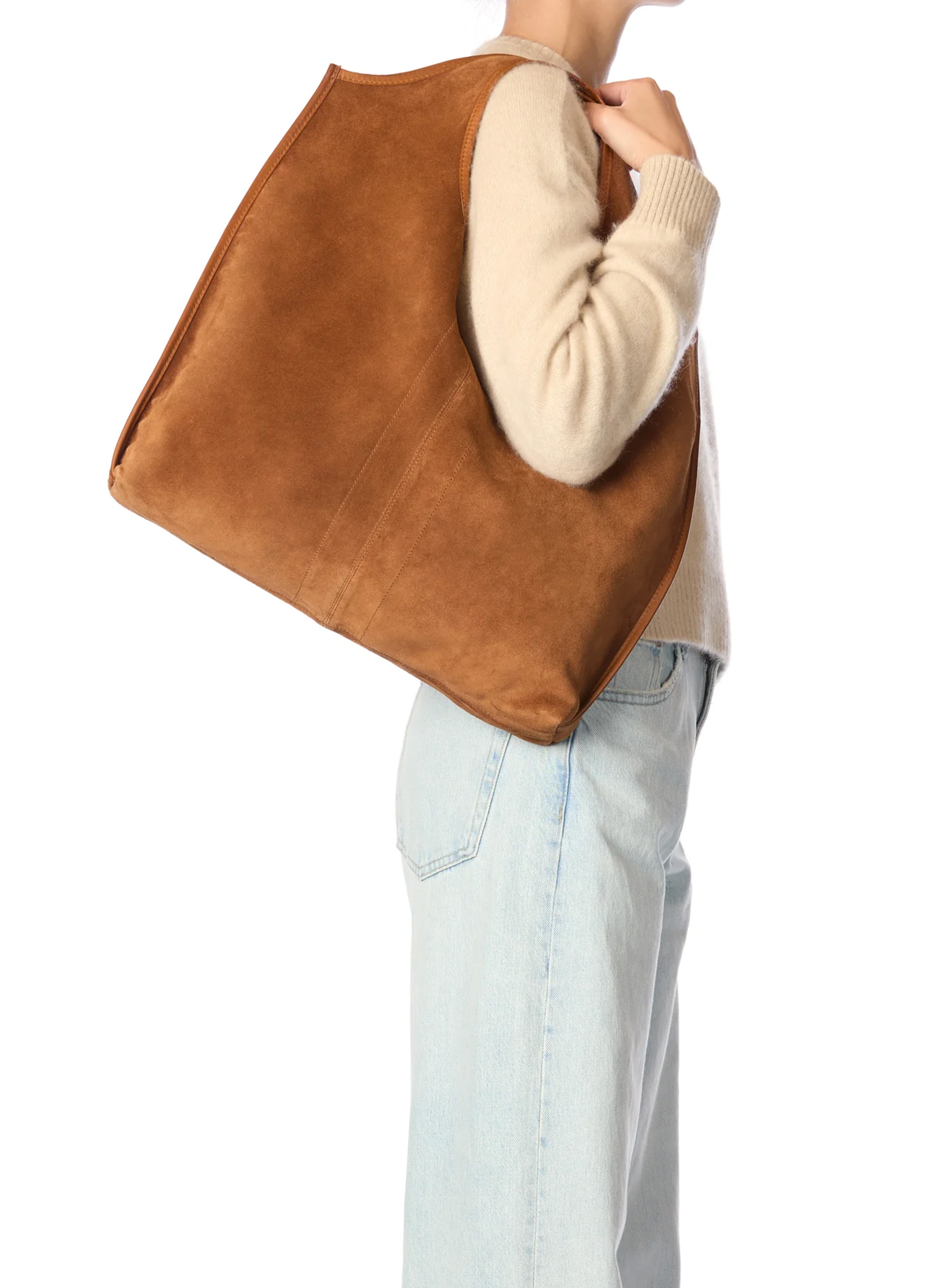 Cabas en cuir JEROME DREYFUSS Marron
