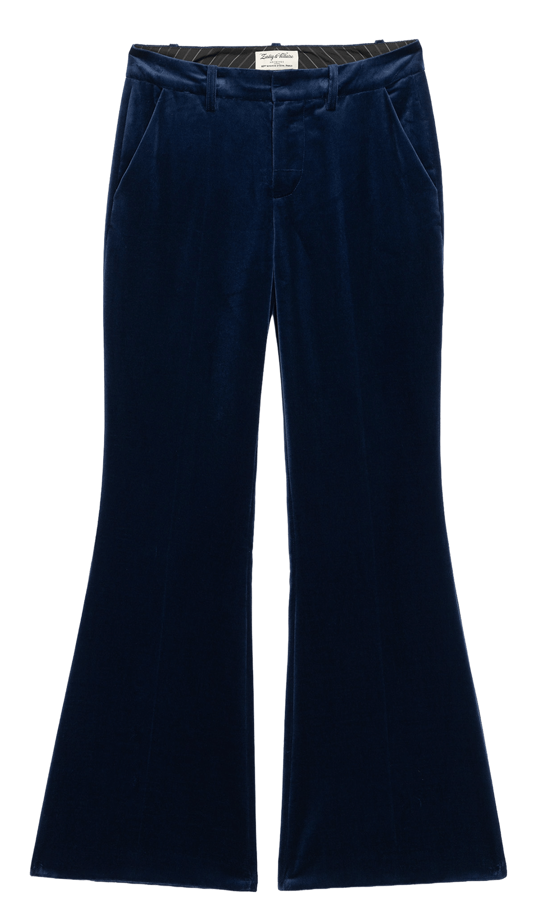 Boot-cut cotton pants ZADIG&VOLTAIRE Blue