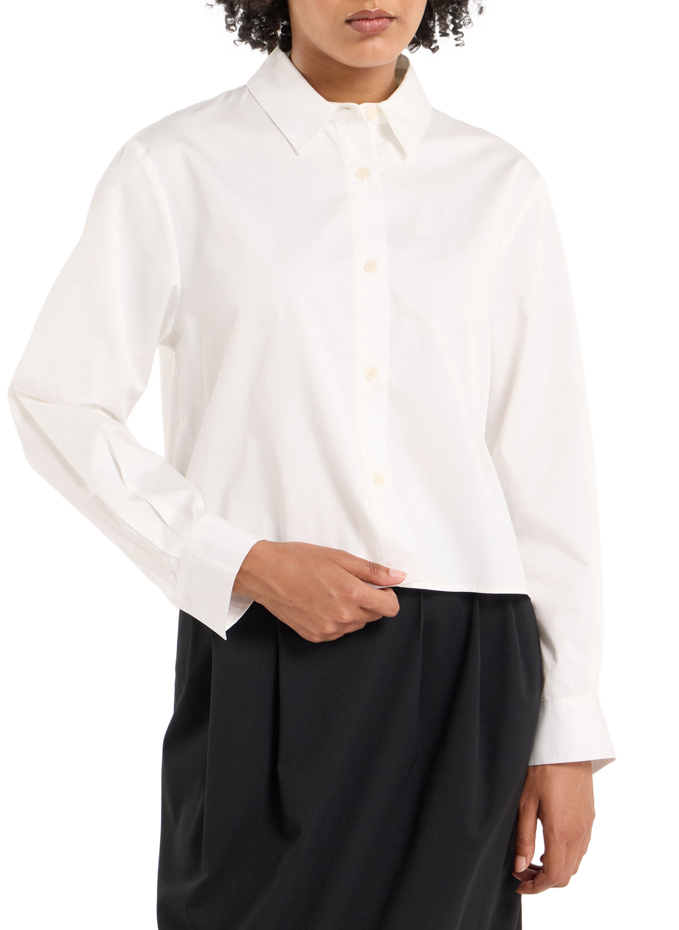 Cotton printed shirt SAISON 1865 White