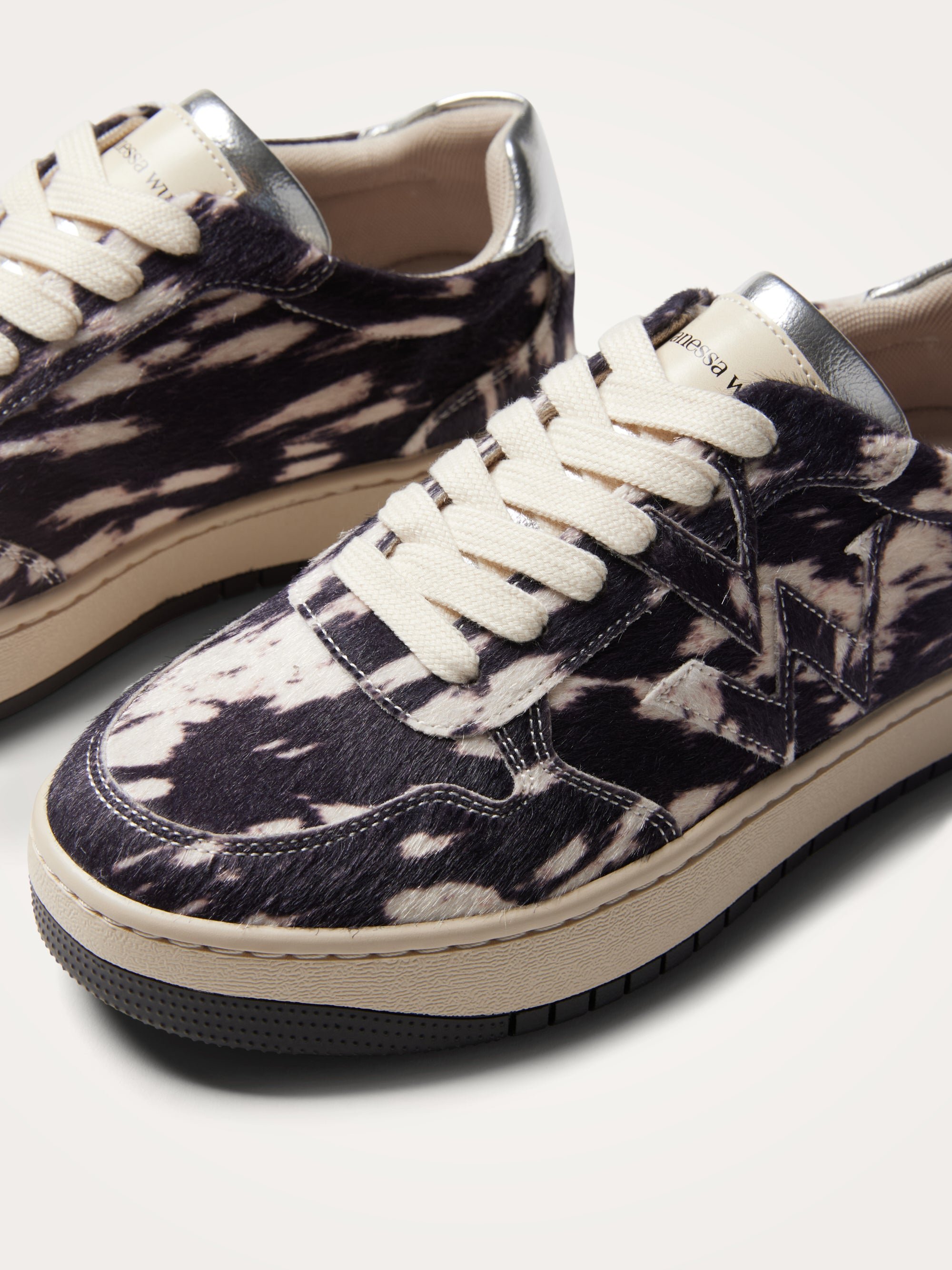 Monogram thick sole sneakers VANESSA WU Black