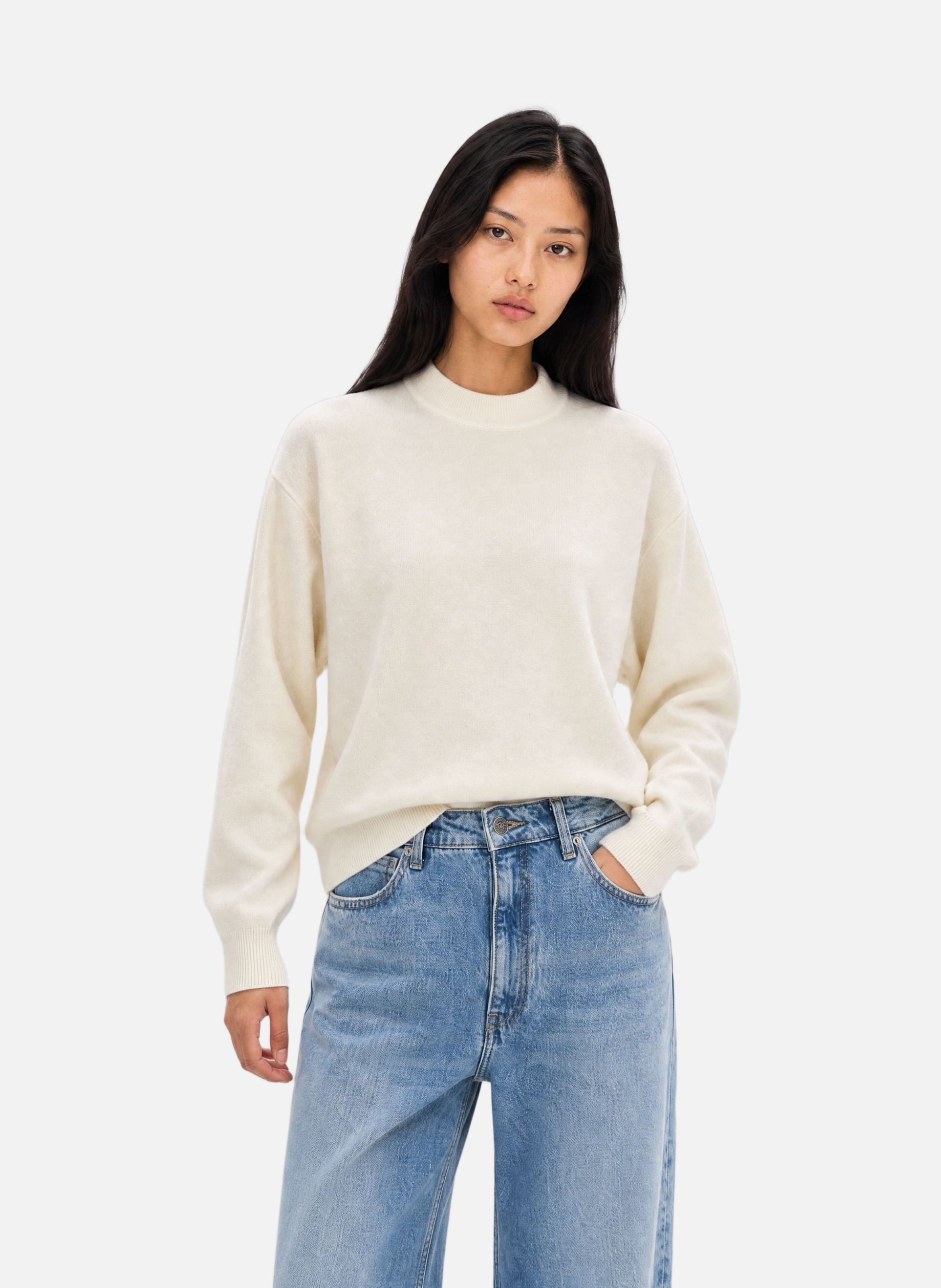 Wool and cashmere sweater THE KOOPLES Beige