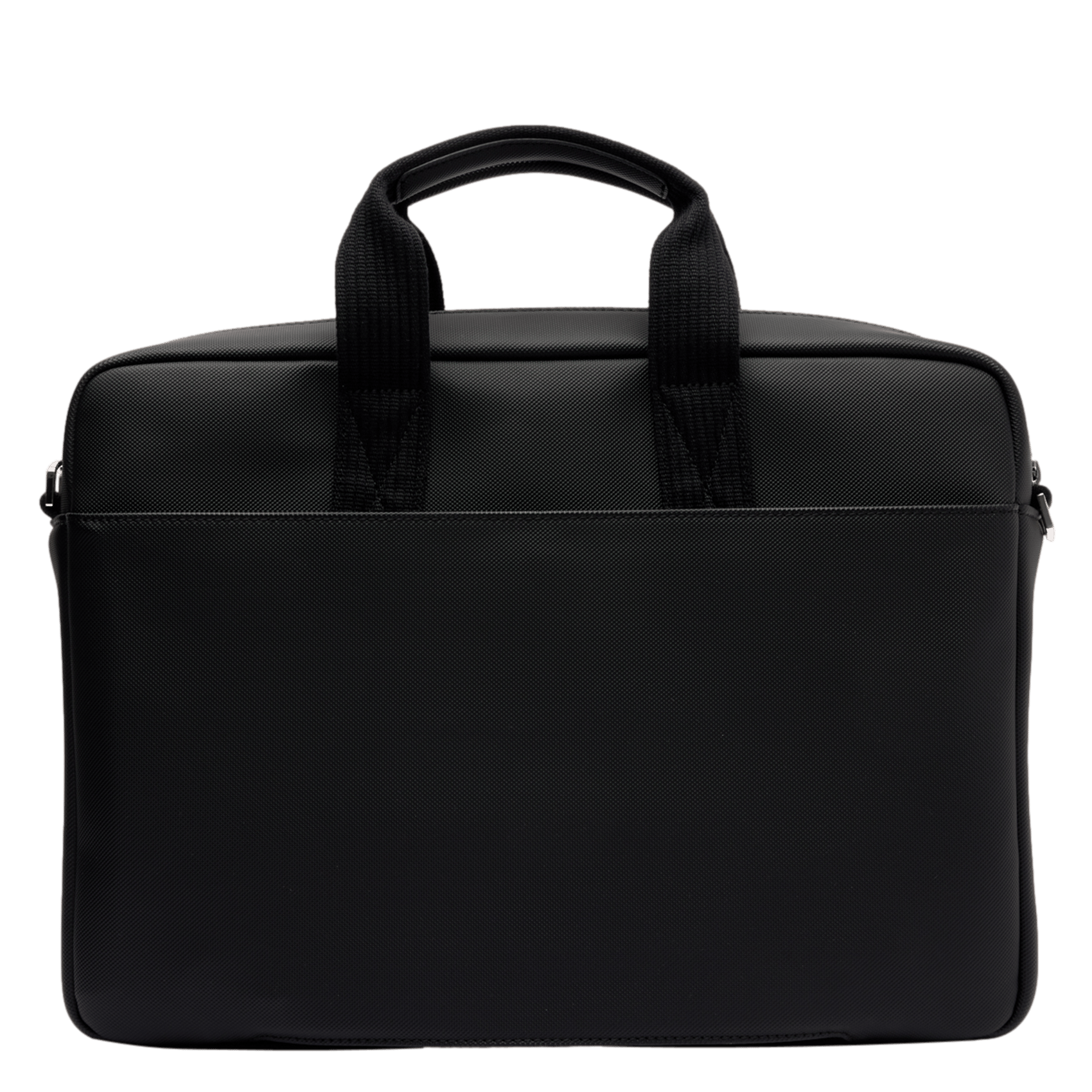 Sac ordinateur en toile enduite | Noir LACOSTE Homme