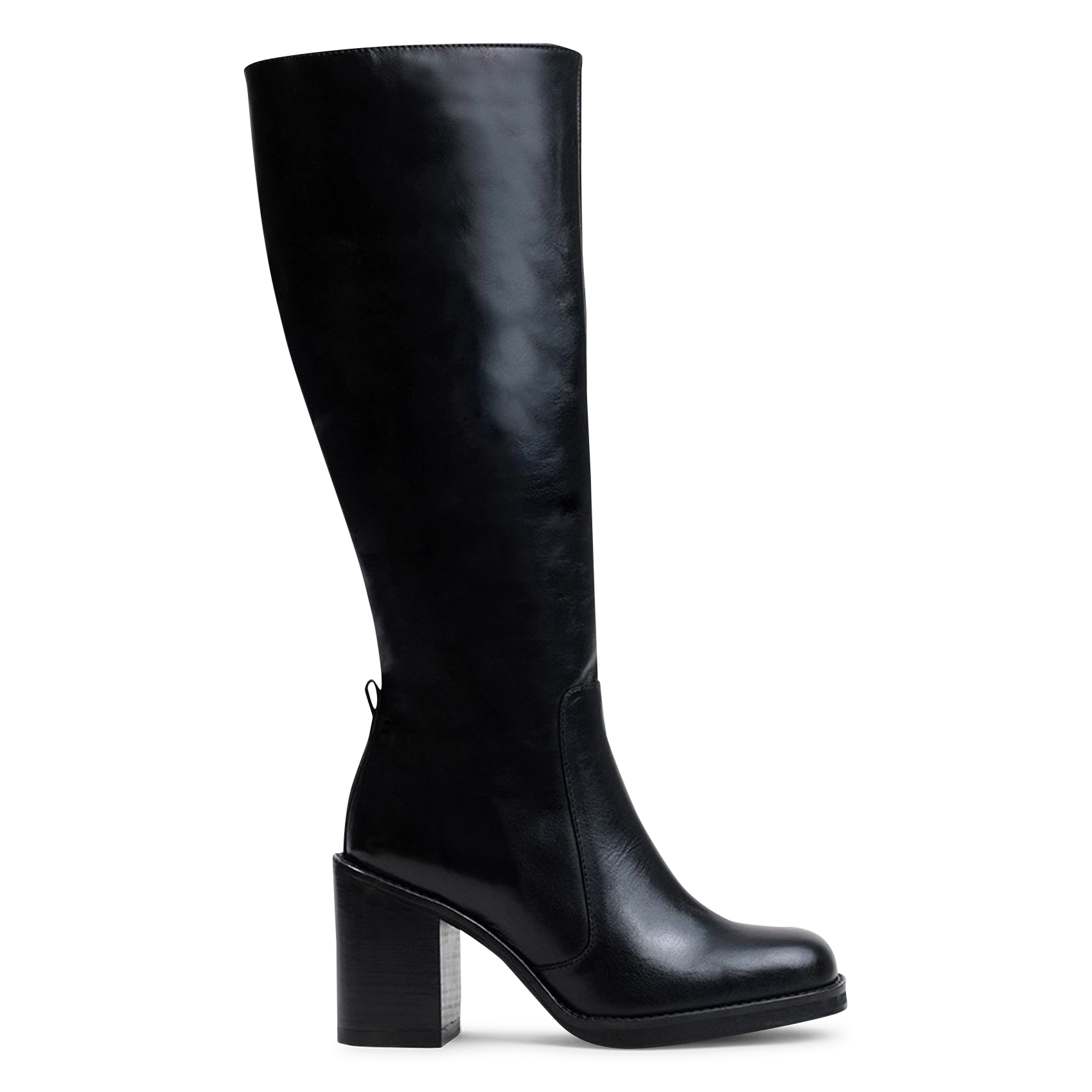 Leather boots JONAK Black