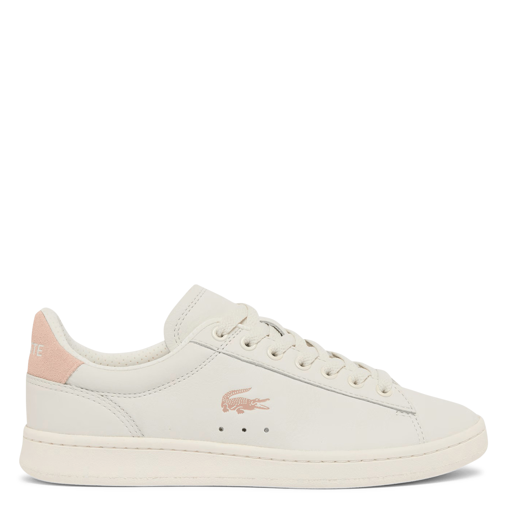 Low-top leather trainers LACOSTE White