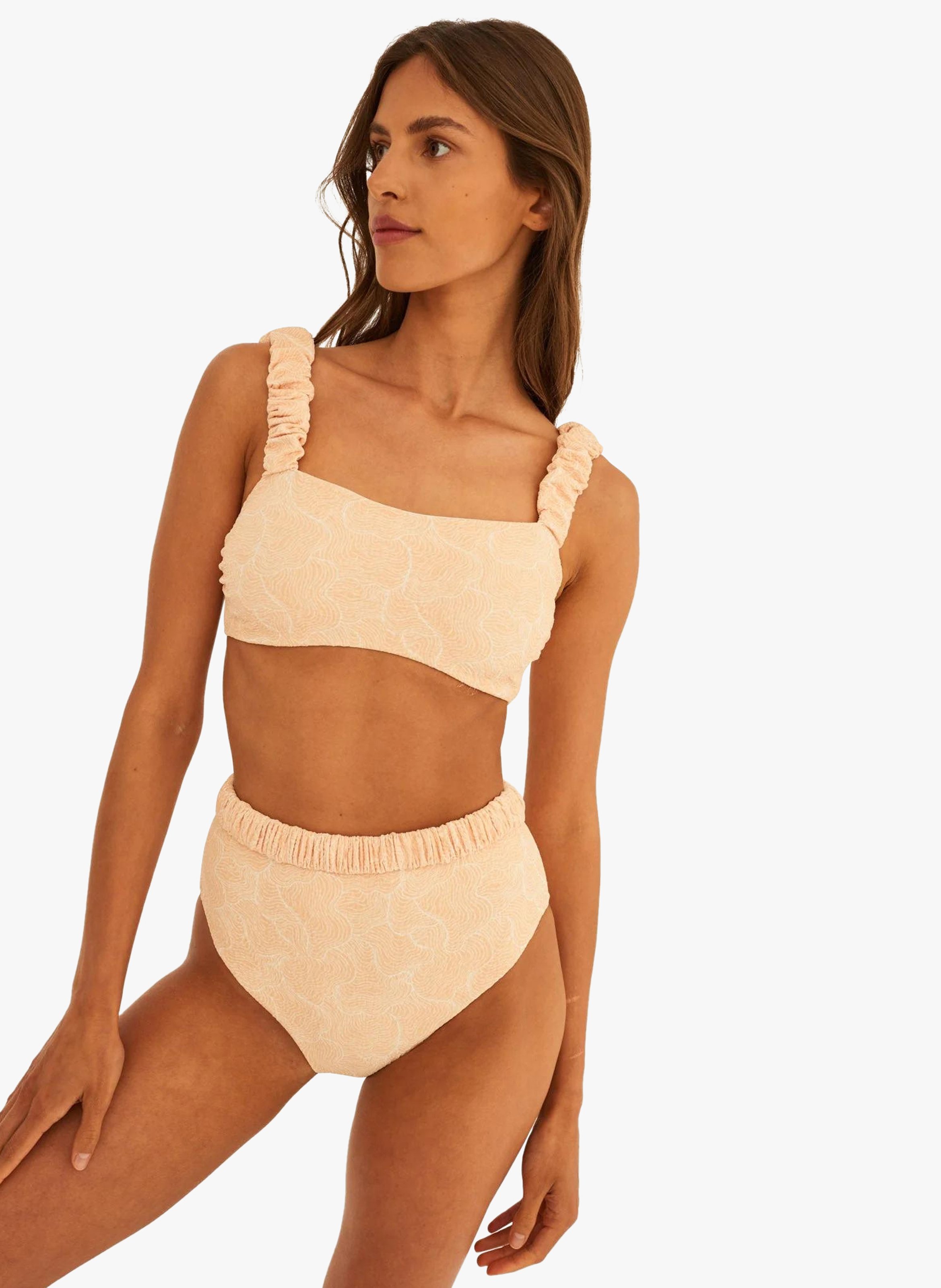 Bas de maillot de bain taille haute  UNDRESS CODE Jaune