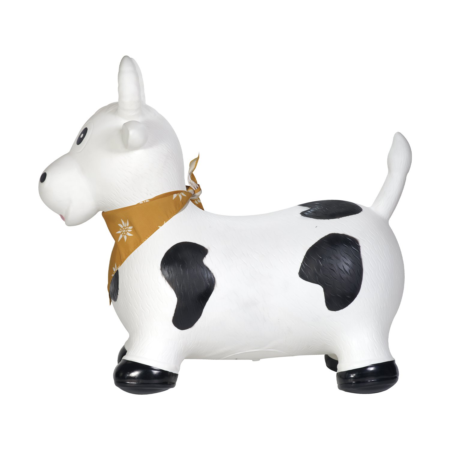 Inflatable sit-on cow KINDSGUT White