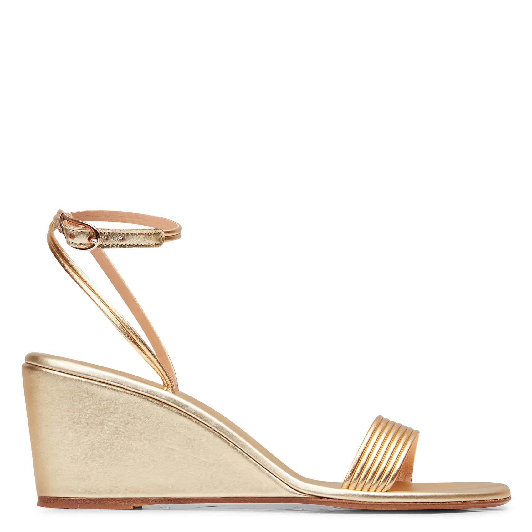 Sandales compensées effet cuir ANCIENT GREEK SANDALS Doré