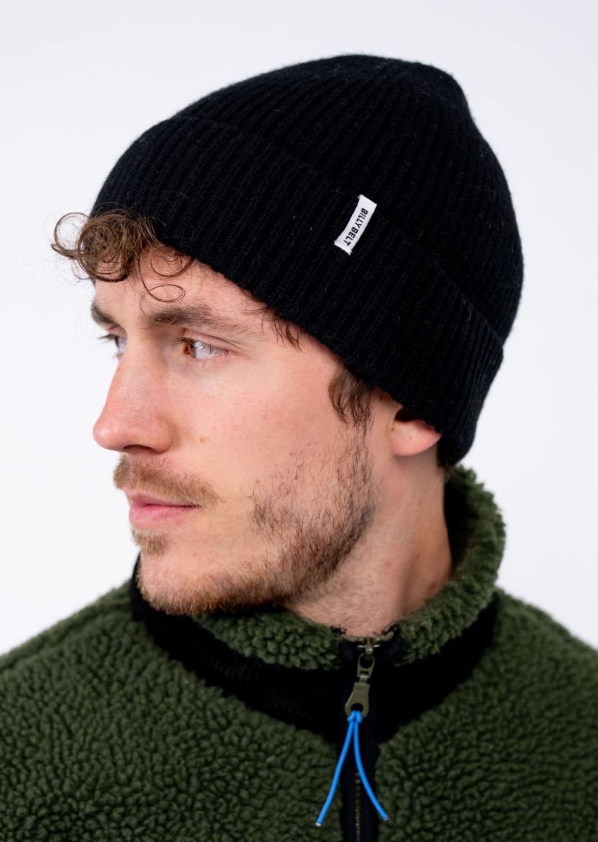 Lamb's wool beanie BILLYBELT Black