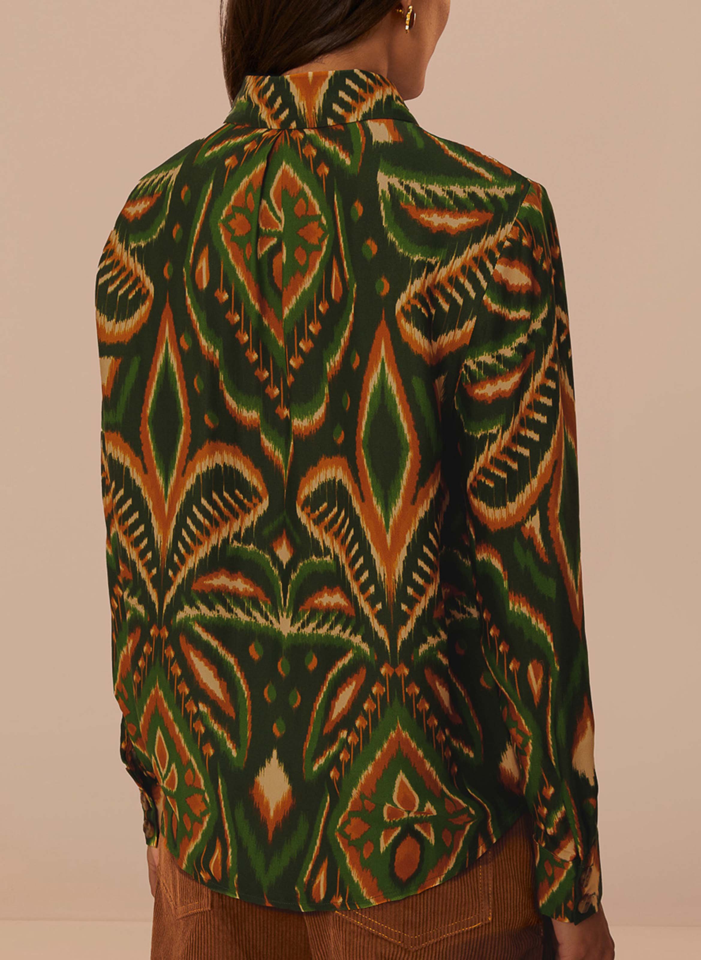 Camden printed shirt FARM RIO Green